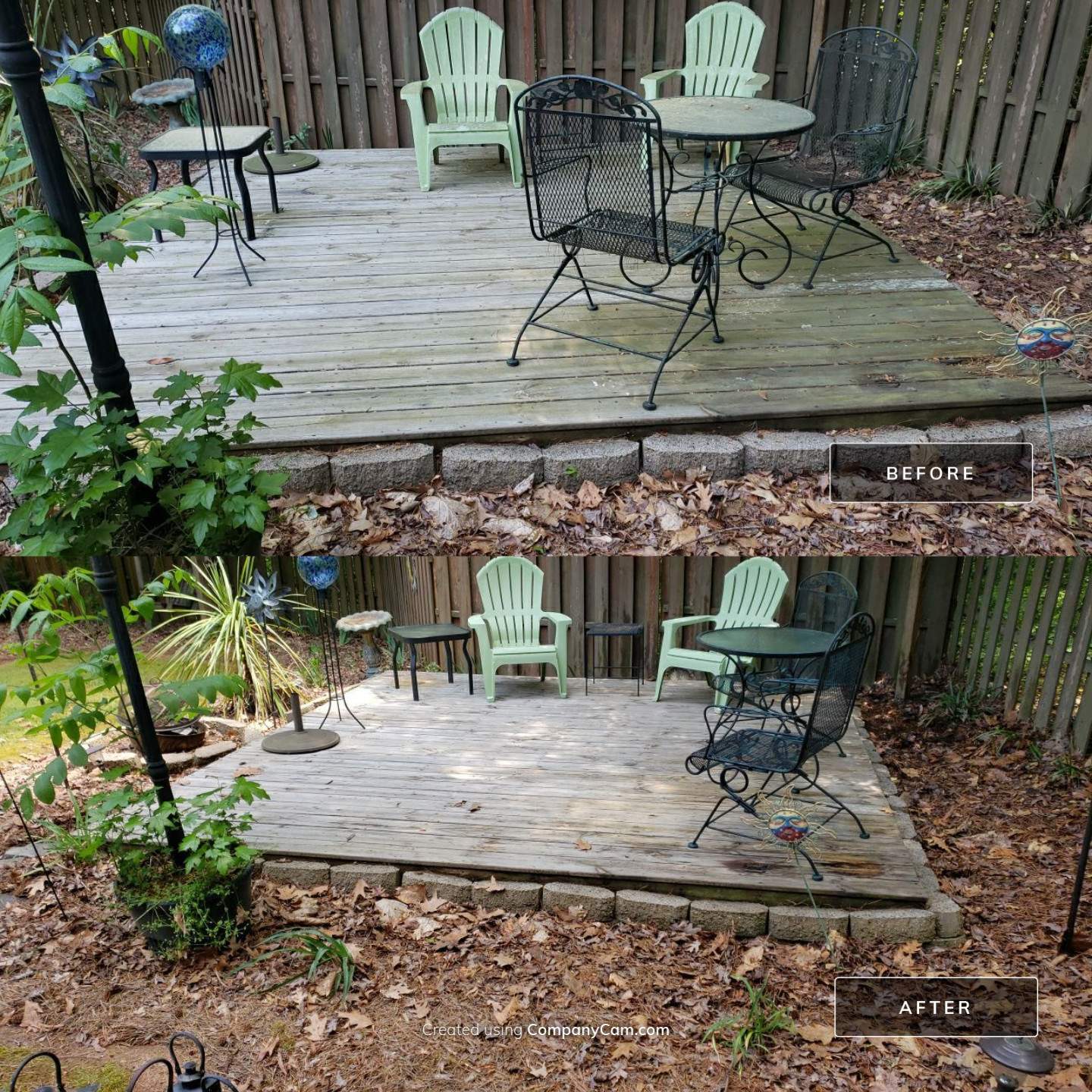 Gutter Cleaning using water by G&H Home Tech Pros LLC