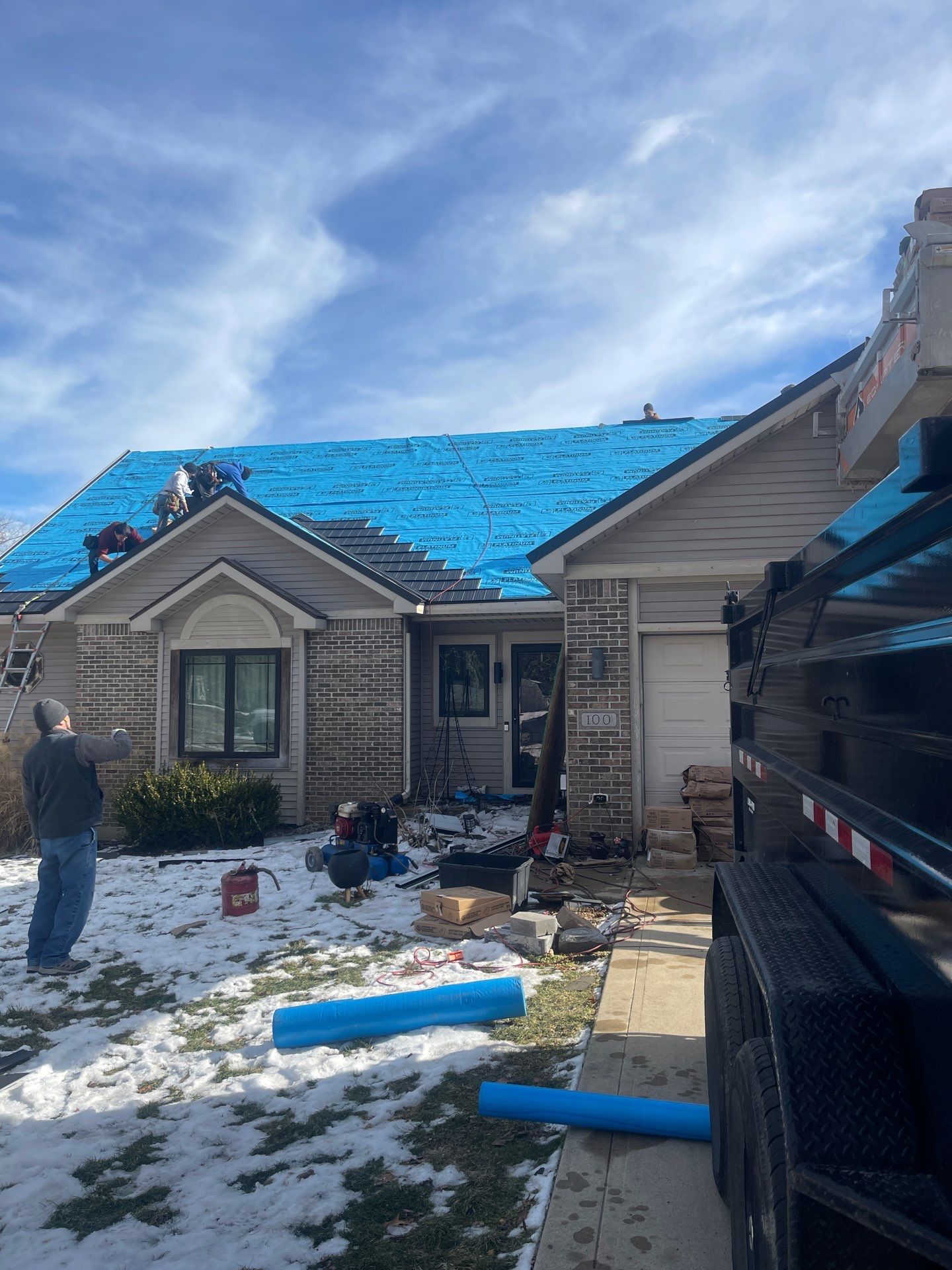 Metal Shake Shingle Roof and Gutter Installation in Angola, Indiana by 4Ever Metal Roofing