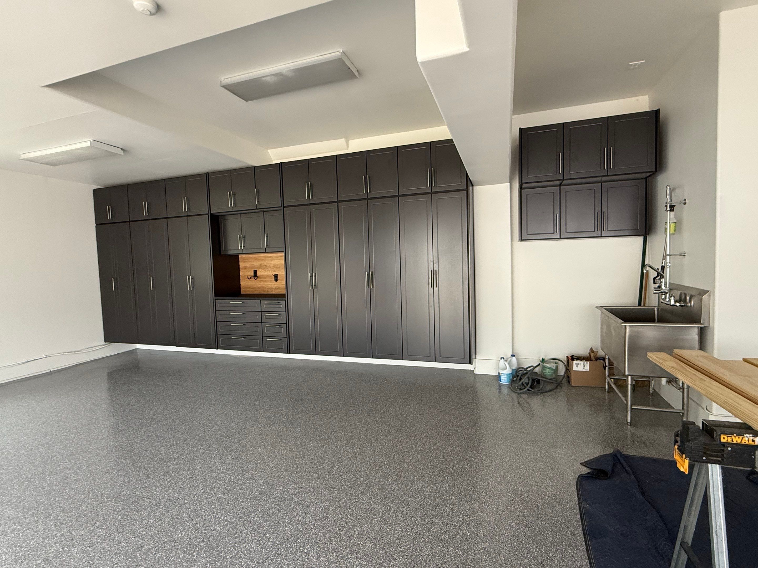 Custom Cabinet Installation in Mission Hills by Banner Garage