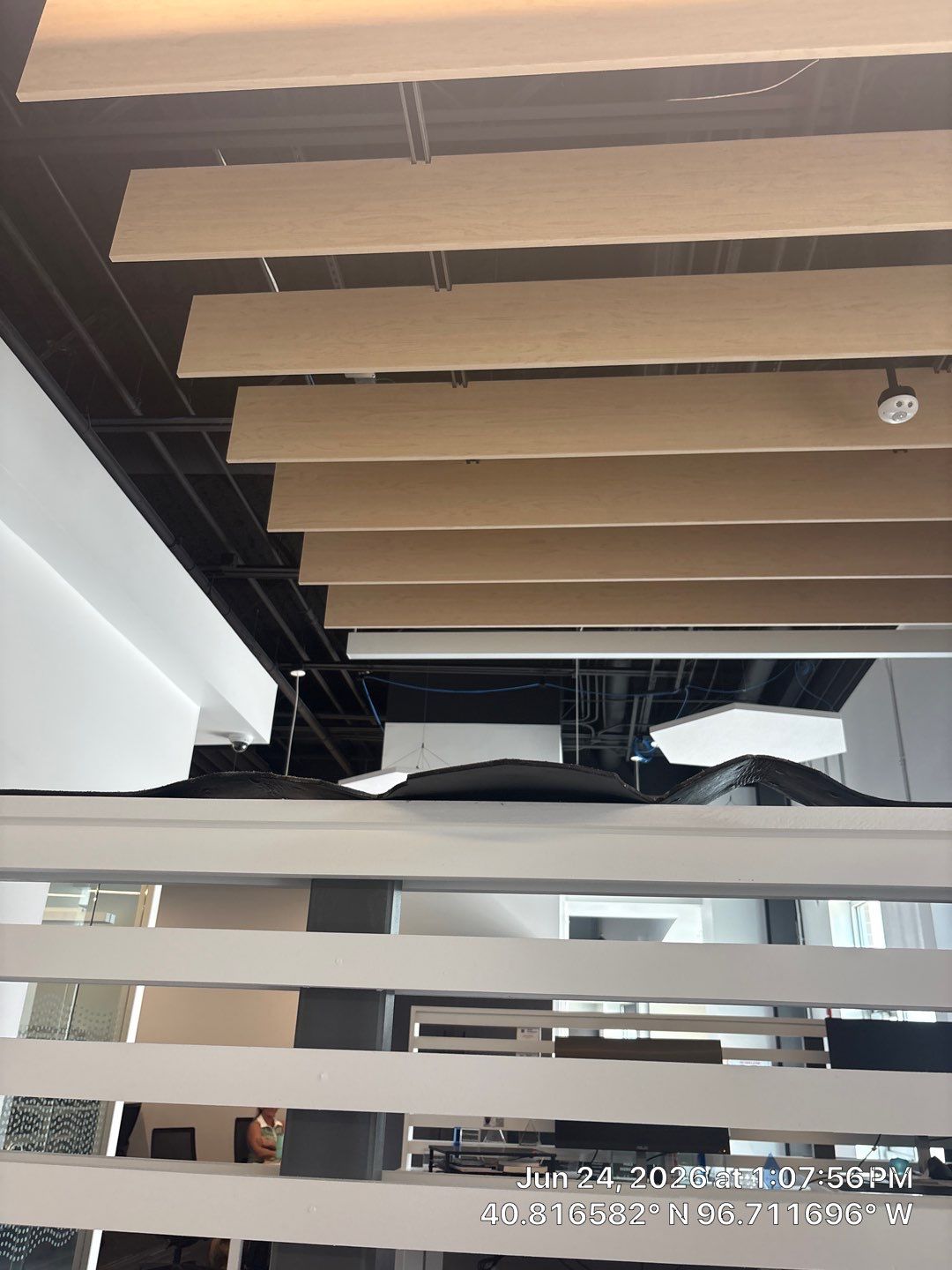 Commercial Office Remodel with Custom Wood Baffles in Lincoln by CompanyCam Sales Demo
