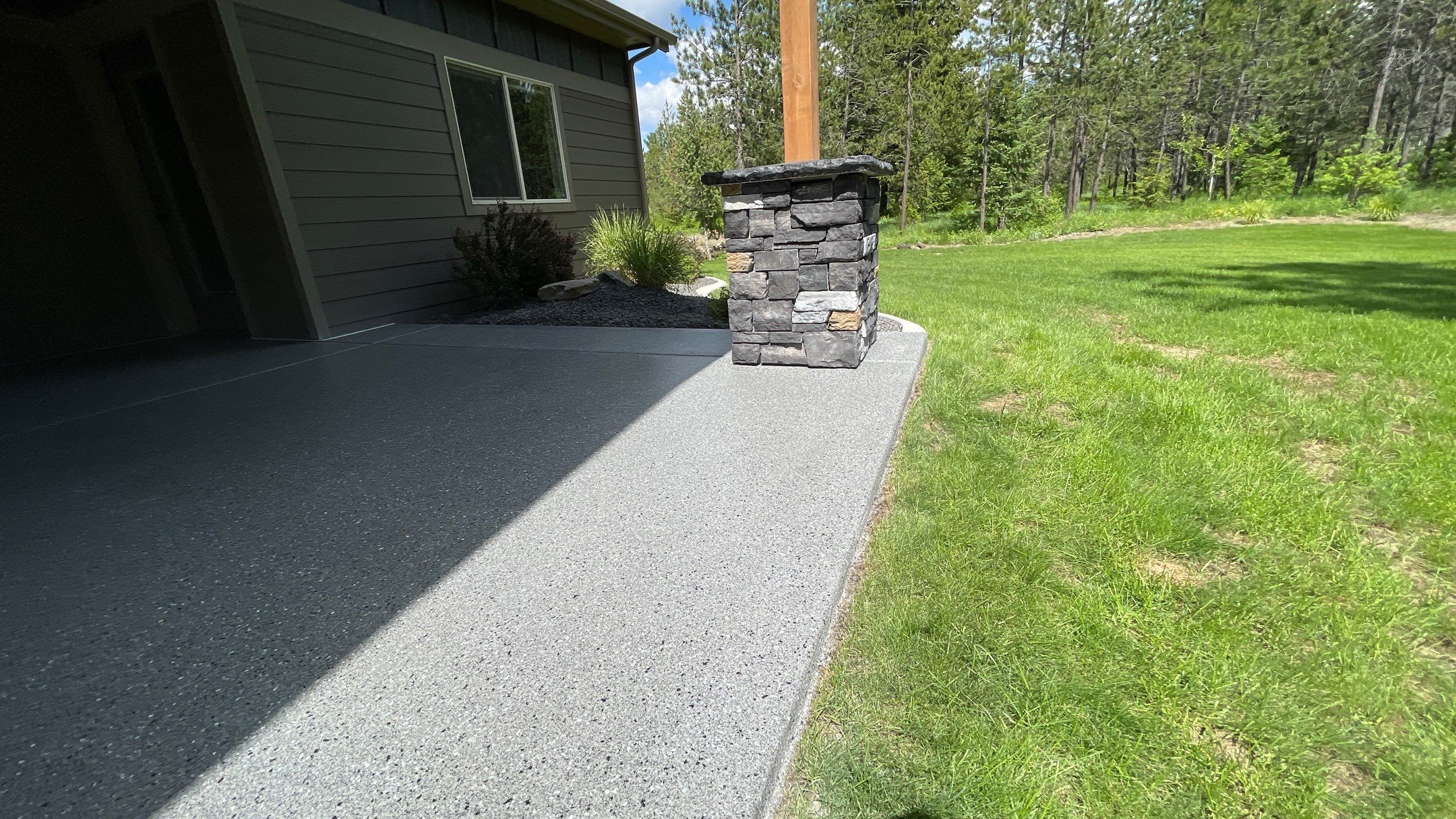 Patio Transformation using Slate Hybrid by Croc Coatings, LLC