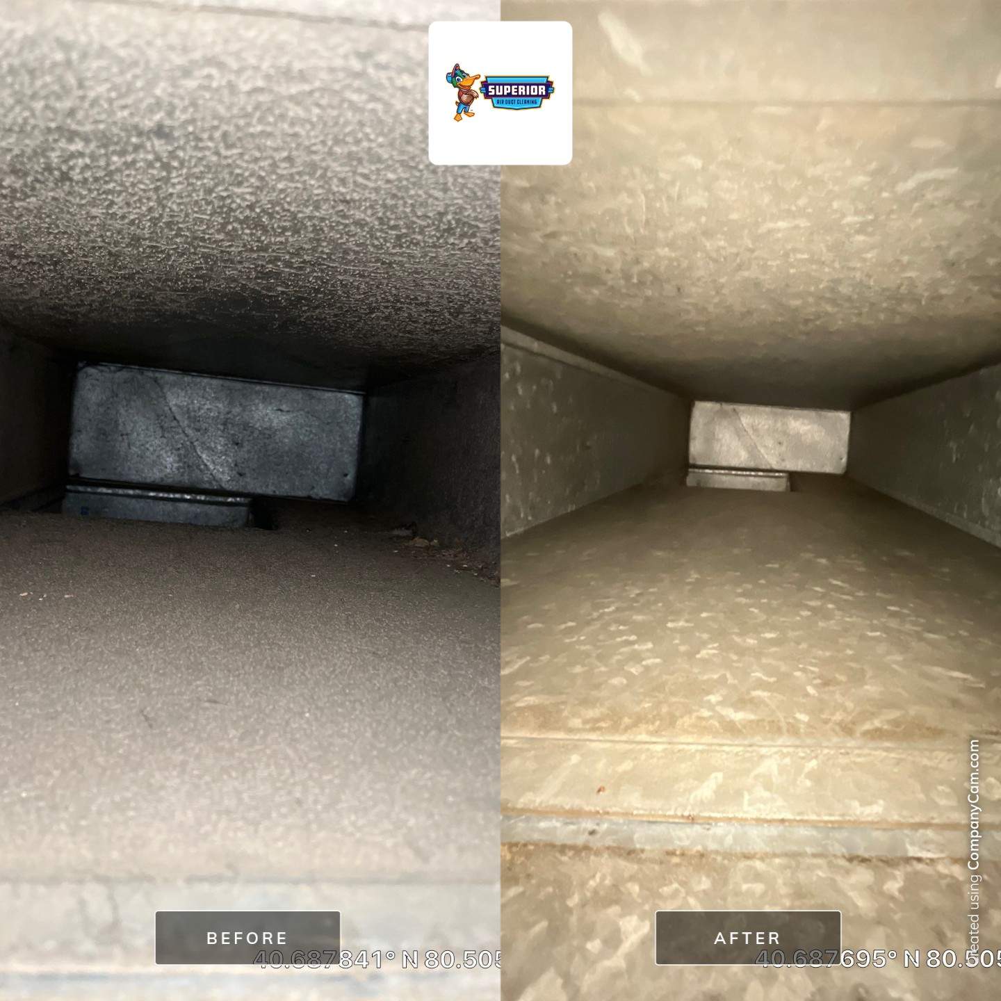 Air Duct Cleaning With a Vacuum Truck in Midland, PA by Superior Air Duct Cleaning