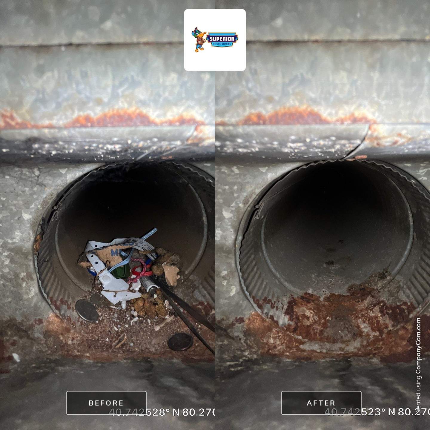 Air Duct Cleaning With a Vacuum Truck in New Brighton, PA by Superior Air Duct Cleaning