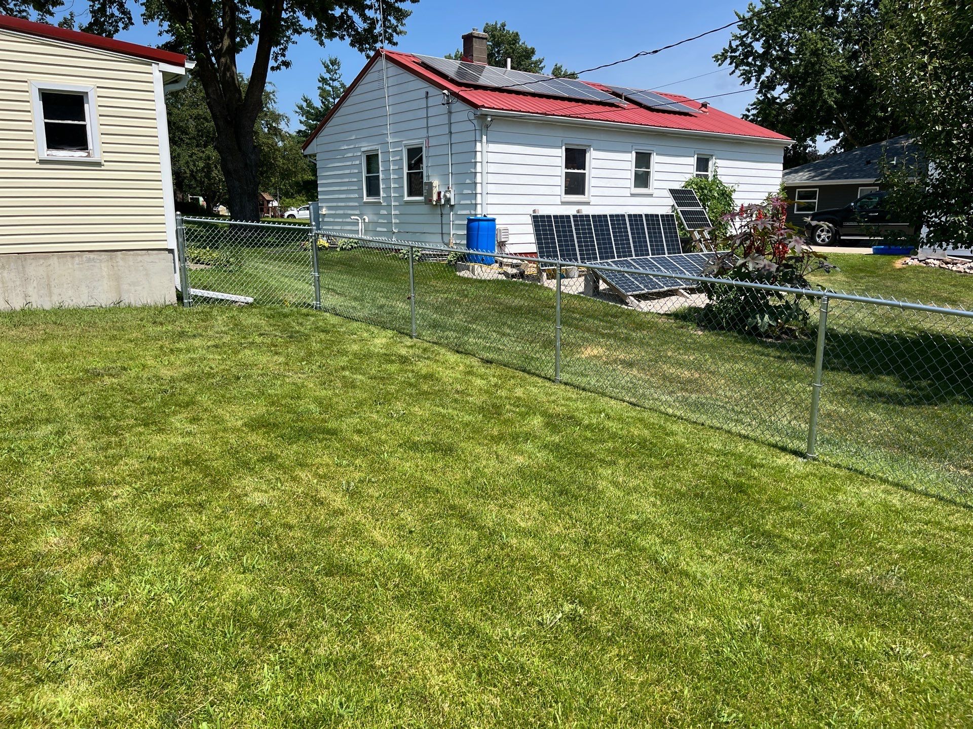 Residential Chain Link Fence Installation in Elk Run Heights by Perfect Picket Fence and Stain