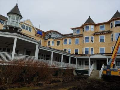 6″ Copper Gutter Installation At The Harbor View Hotel!