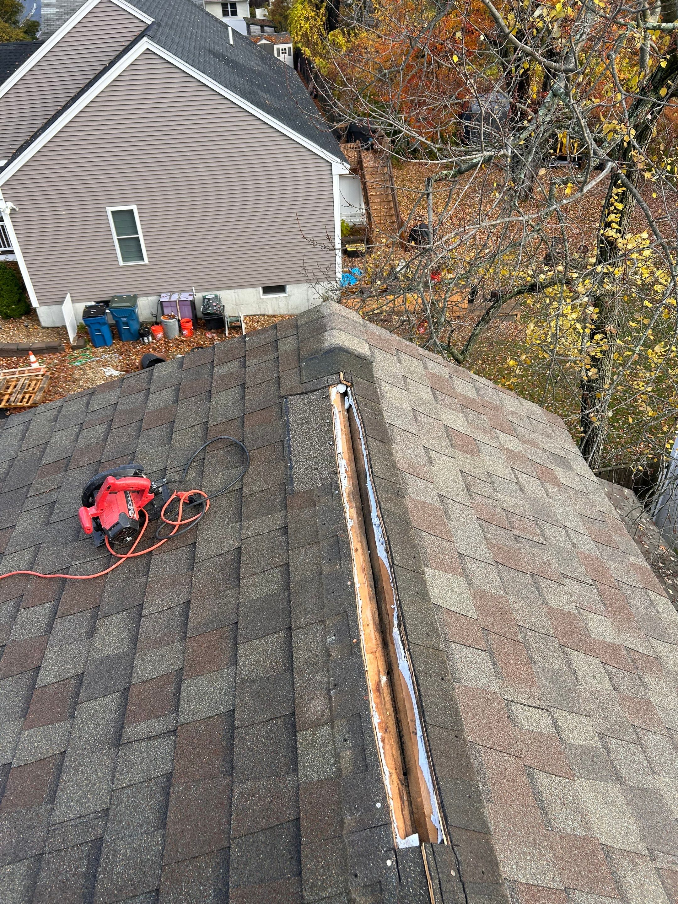 Tewksbury Leaking Skylight Replacement with Complete Ventilation System by Mighty Dog Roofing of Greater Middlesex County
