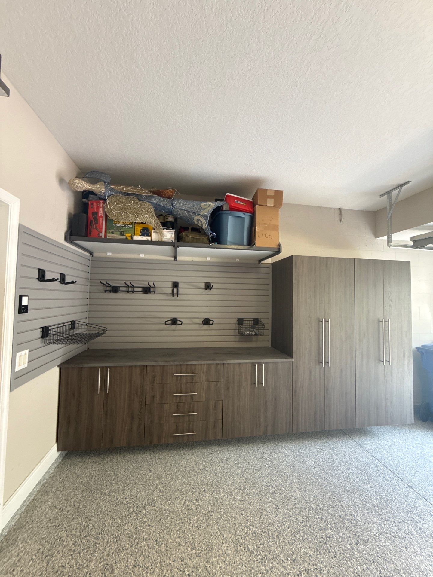 Garage Organization Project in Lithia by Square 1 Garage and Closet Solutions