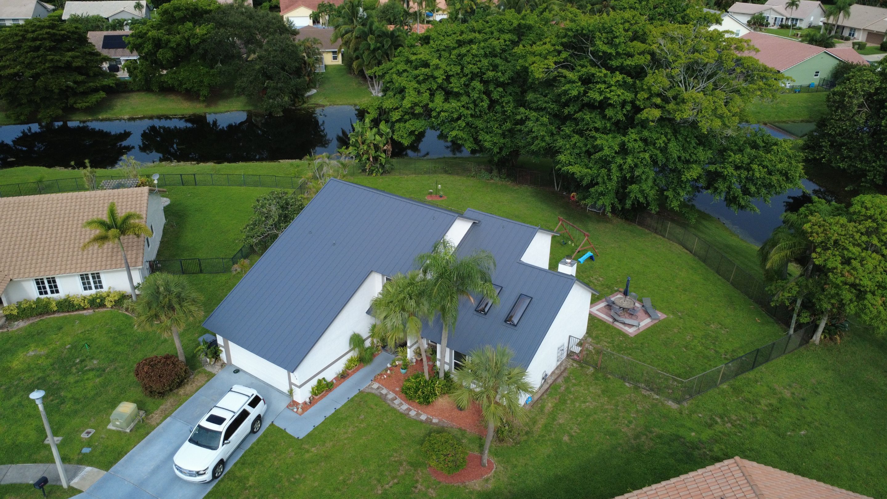 Residential Remodel using 1" Nail strip metal roof by BLUES BROTHERS ROOFING