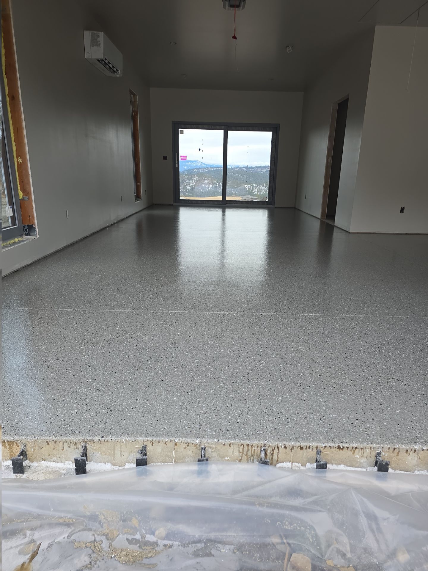 Shale Hybrid Polyurea Garage Floor Coating in Addy by Croc Coatings, LLC