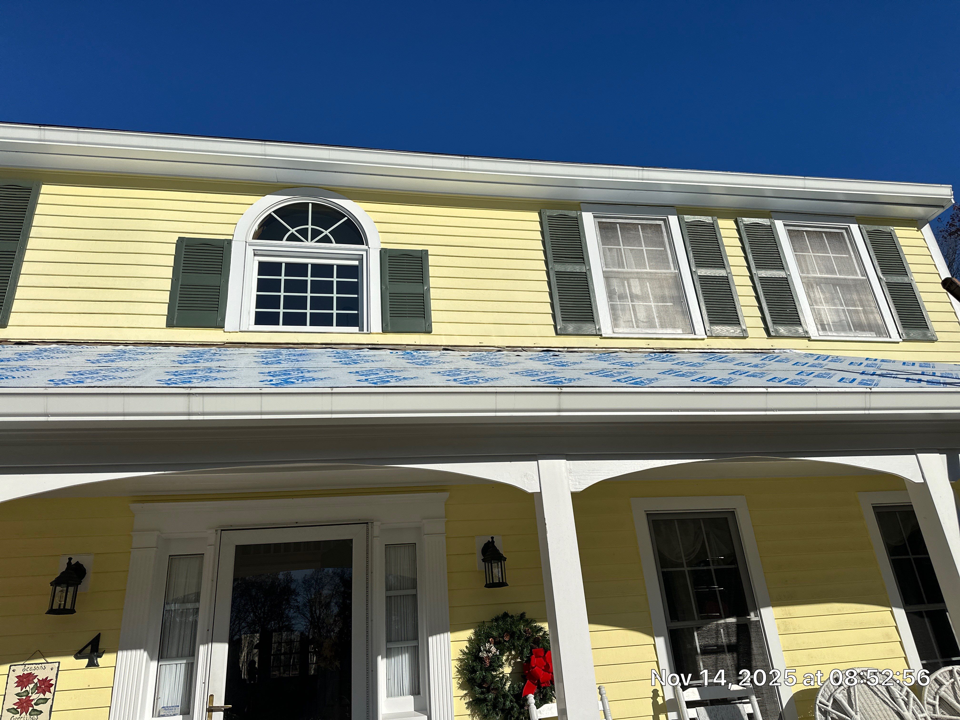 Chelmsford Premium Roof: Onyx Black Shingles with Standing Seam Metal Porch by Mighty Dog Roofing of Greater Middlesex County