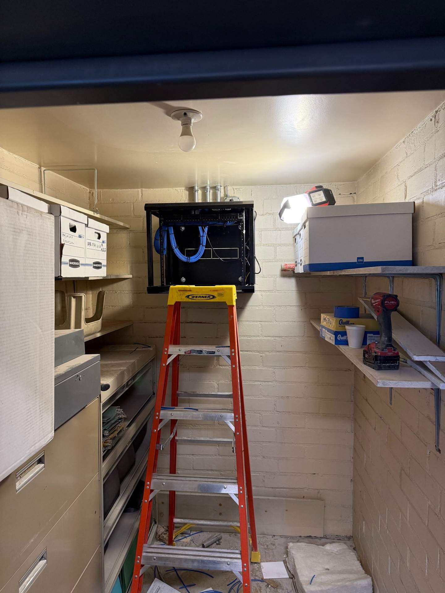 Cat6 CMR Structured Cabling Relocation & Expansion – Long Beach, CA by Ring and Ping Inc.