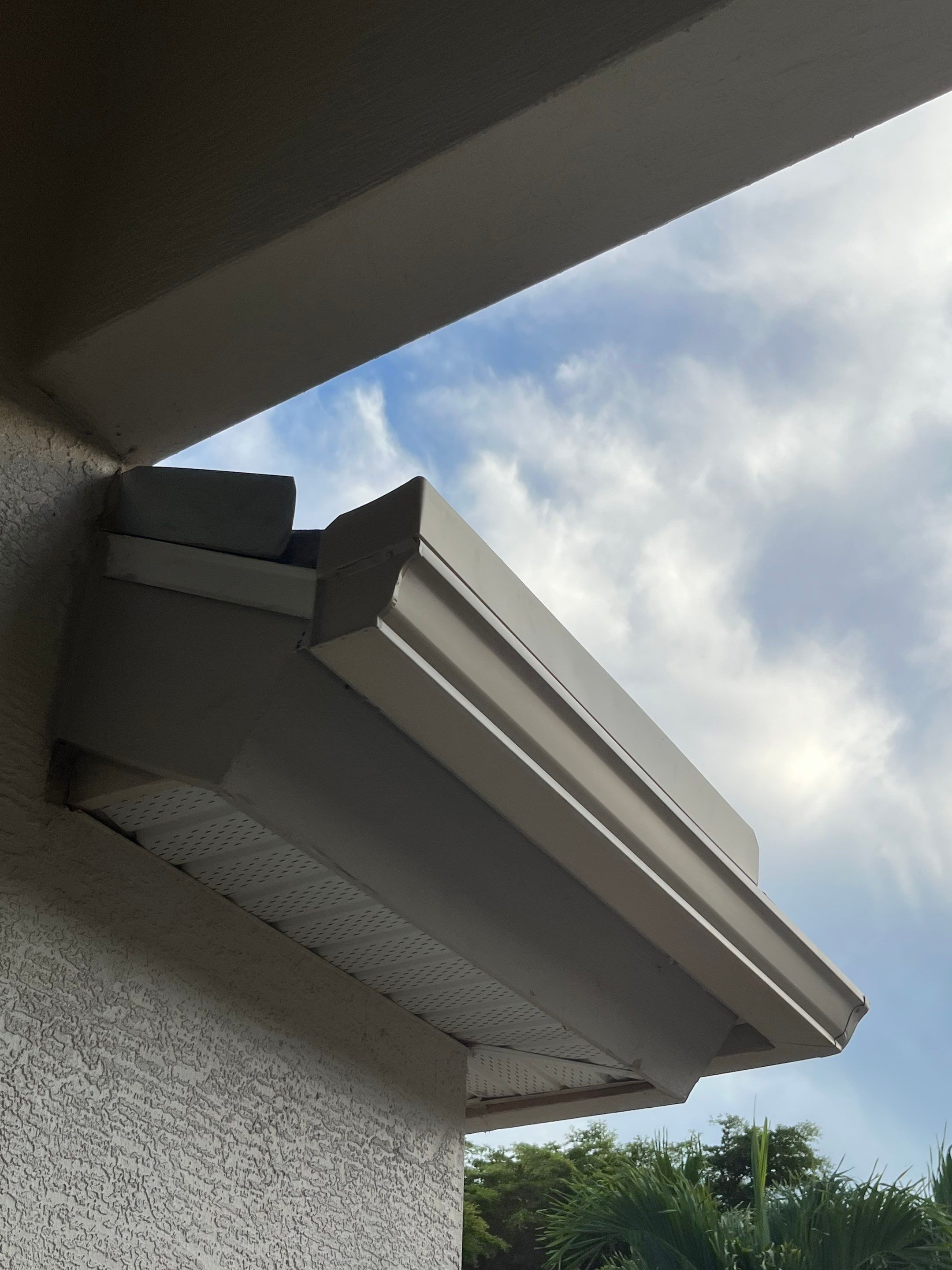 6-inch K-style Gutters with New Splash Guard in Bonita Spring FL by Gutter Professors