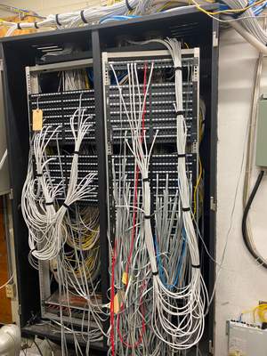 Structured cabling installation by CimaSolutions
