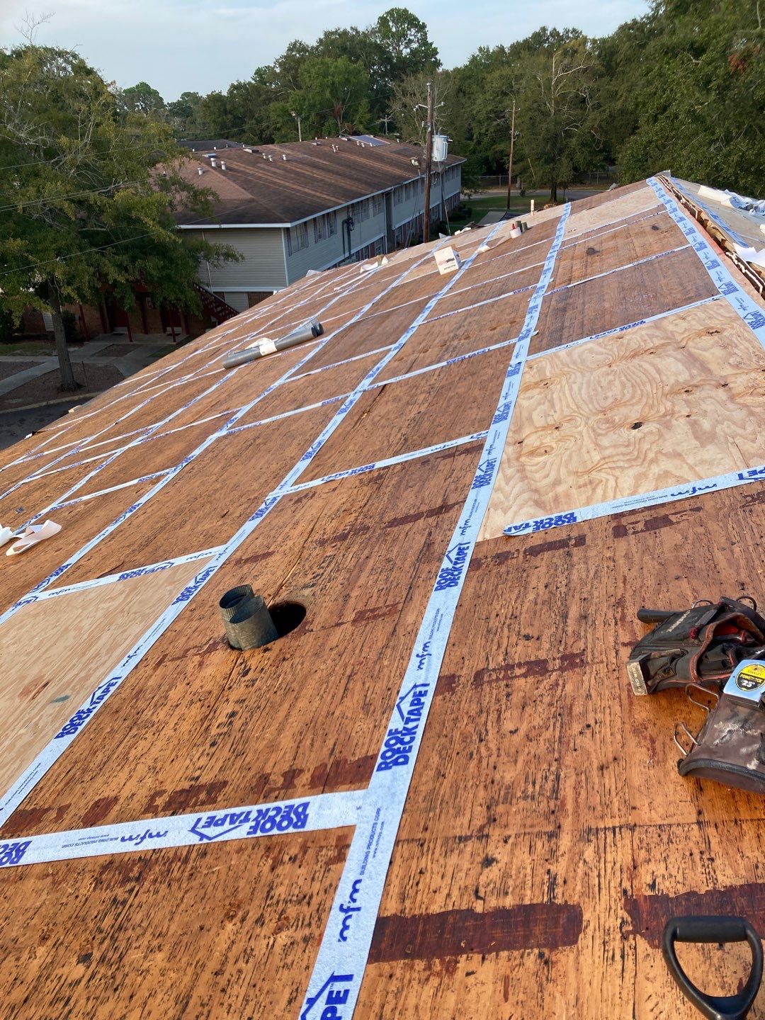 Residential Roofing Installation using Roof Replacement by American Roofing & Construction LLC