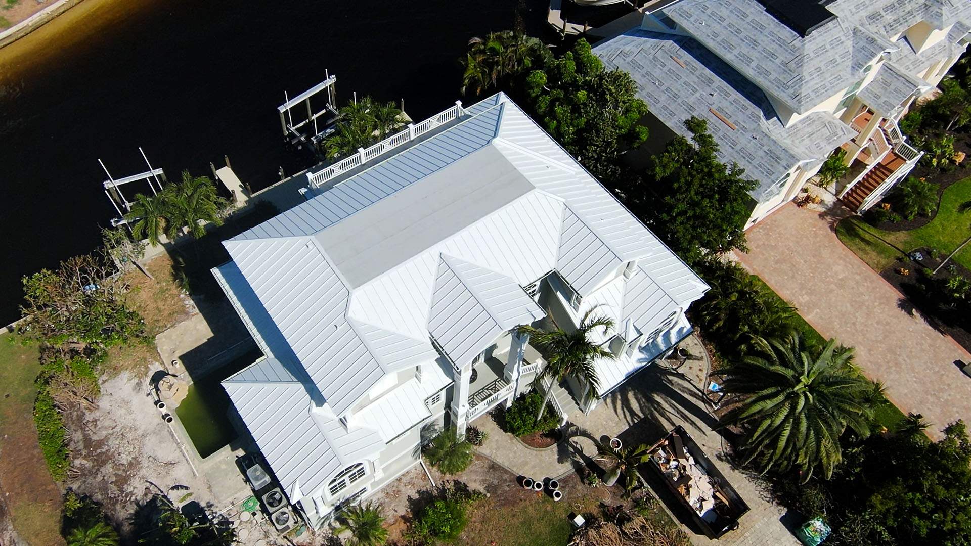 Sanibel Island Standing Seam Roof Replacement by Four Peaks Roofing