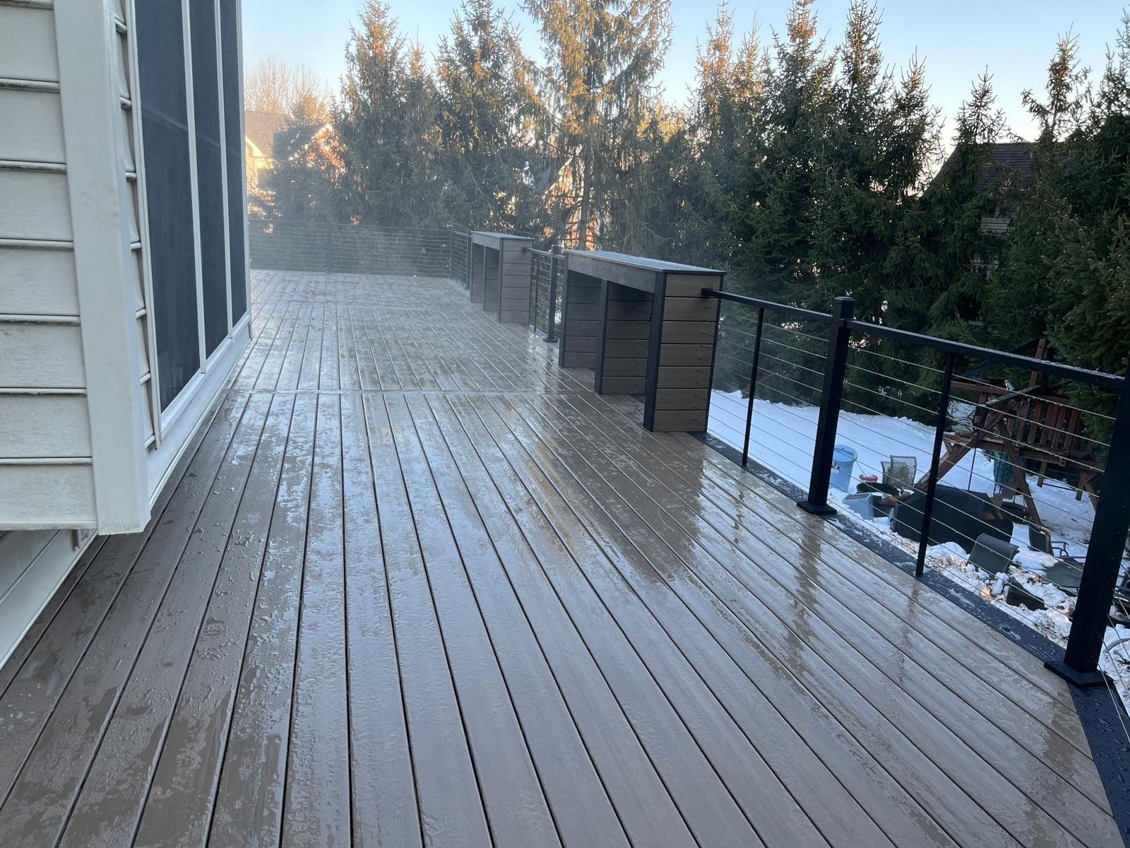 New Deck in Bernards, New Jersey by deck guardian