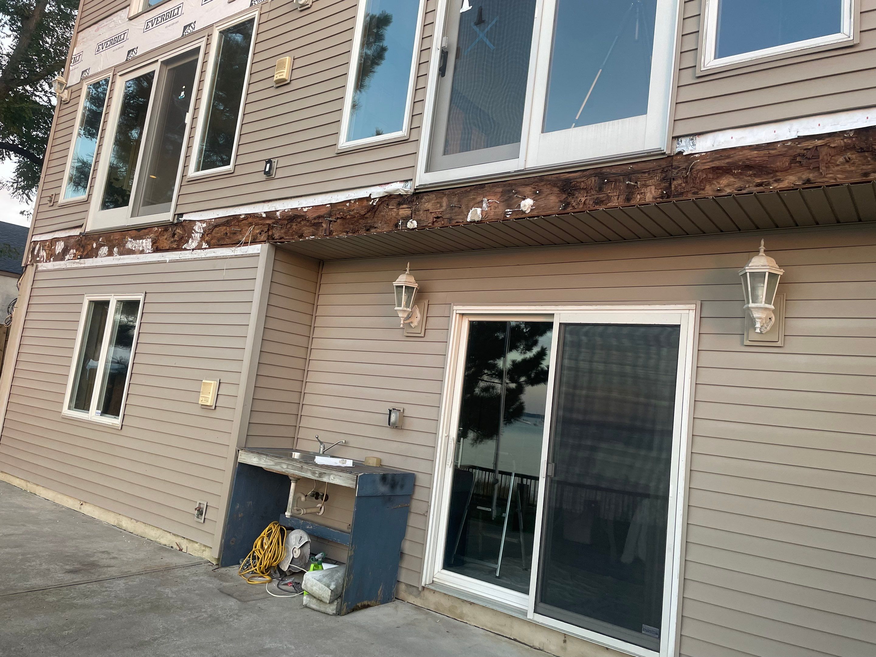 Waterfront deck In Keyport  by deck guardian