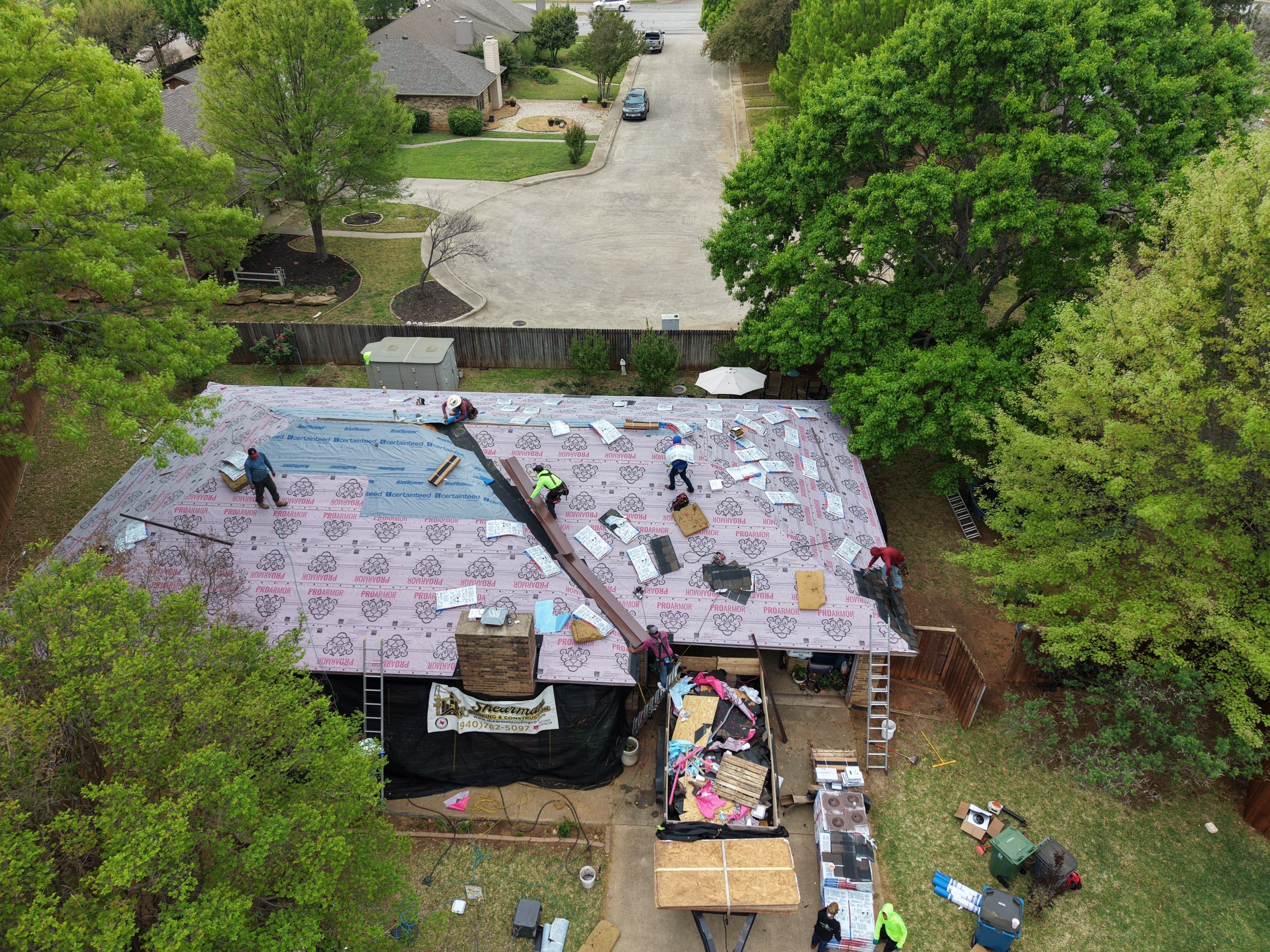 Project in Grapevine by Shearman Roofing & Construction