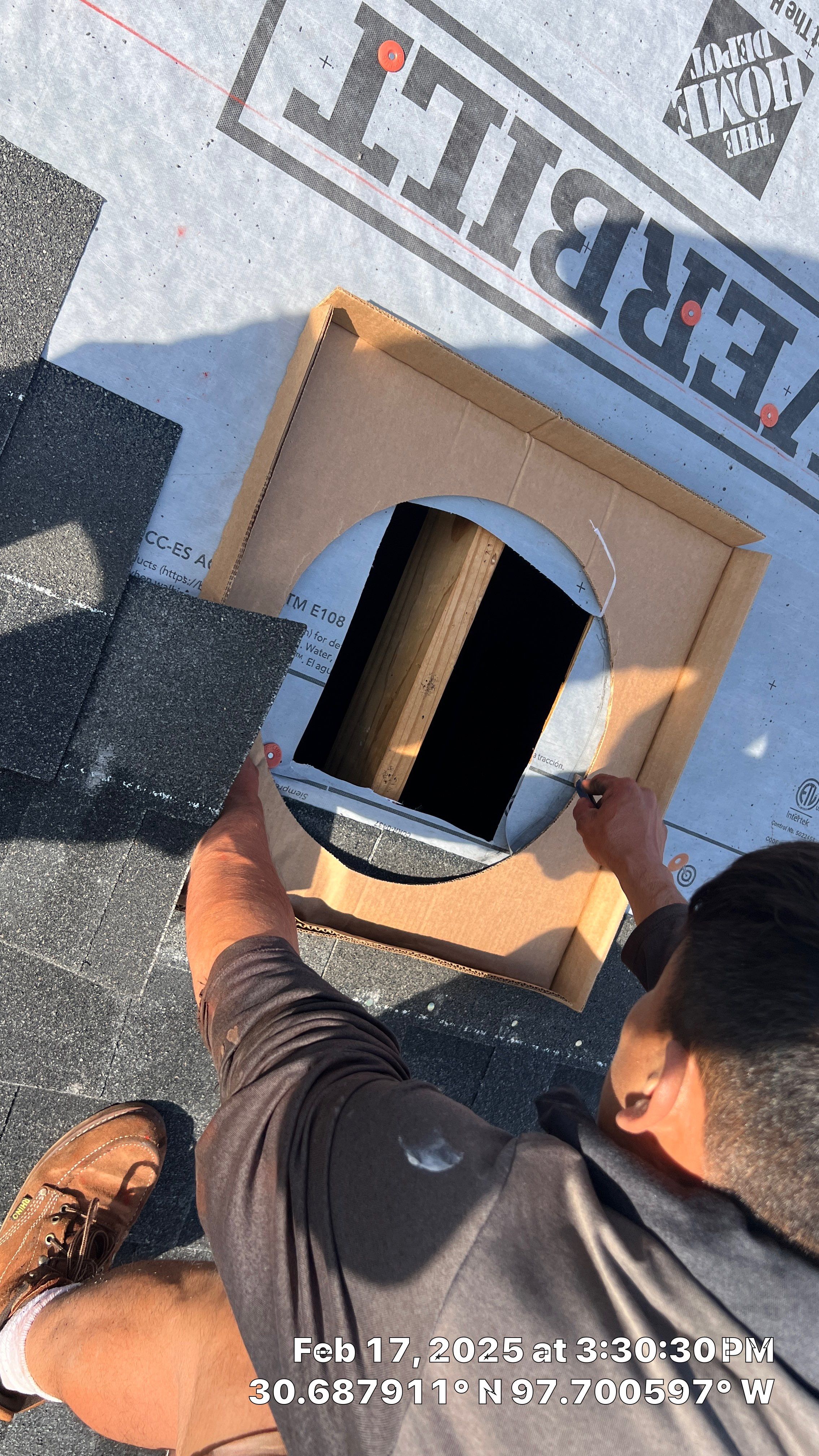 Residential Roof Replacement and Exterior Woodwork Restoration in Georgetown by Caliber Restoration LLC