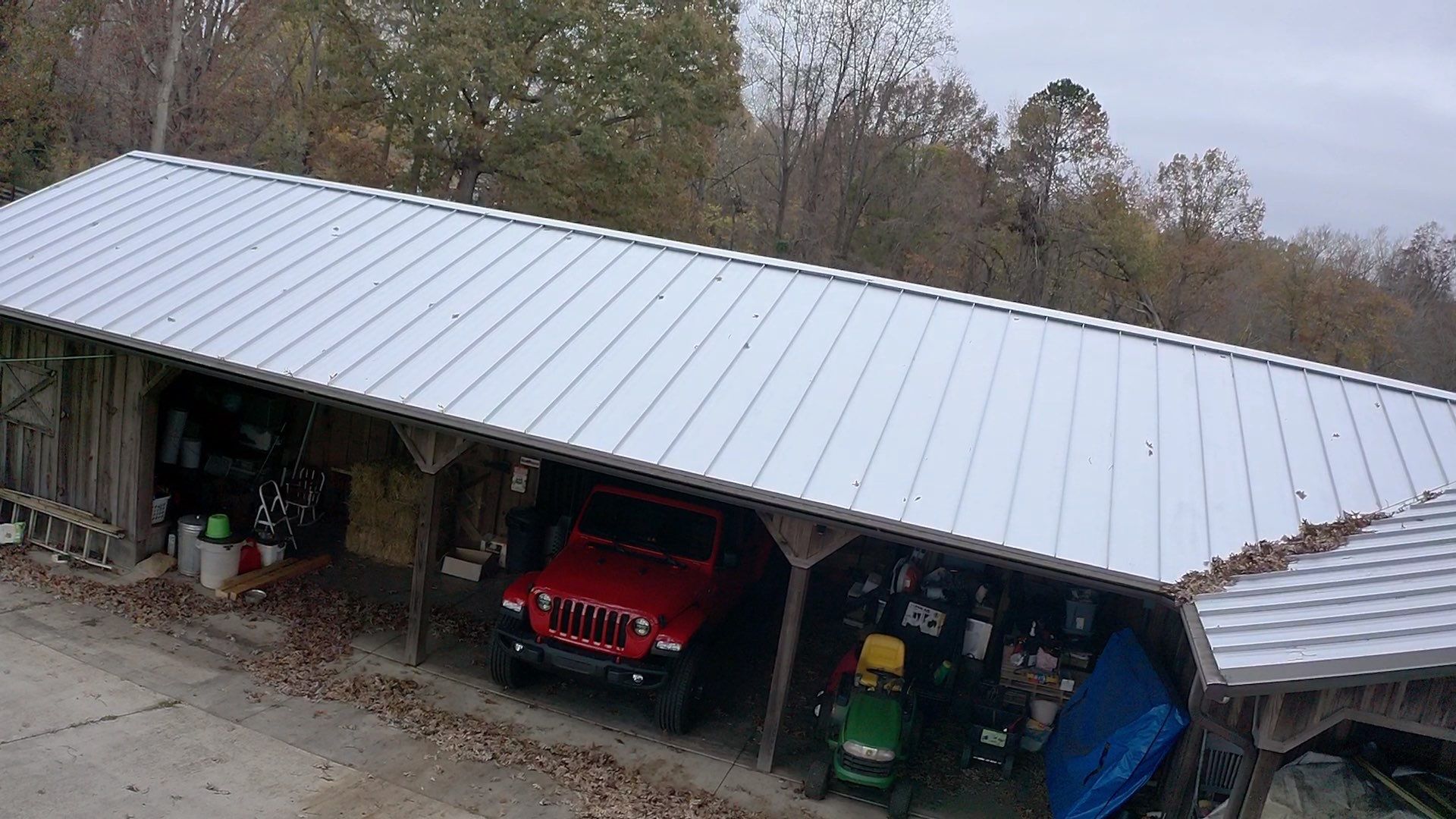 Beautiful Standing Seam Metal Roof by Just In Time Roofing and Restoration
