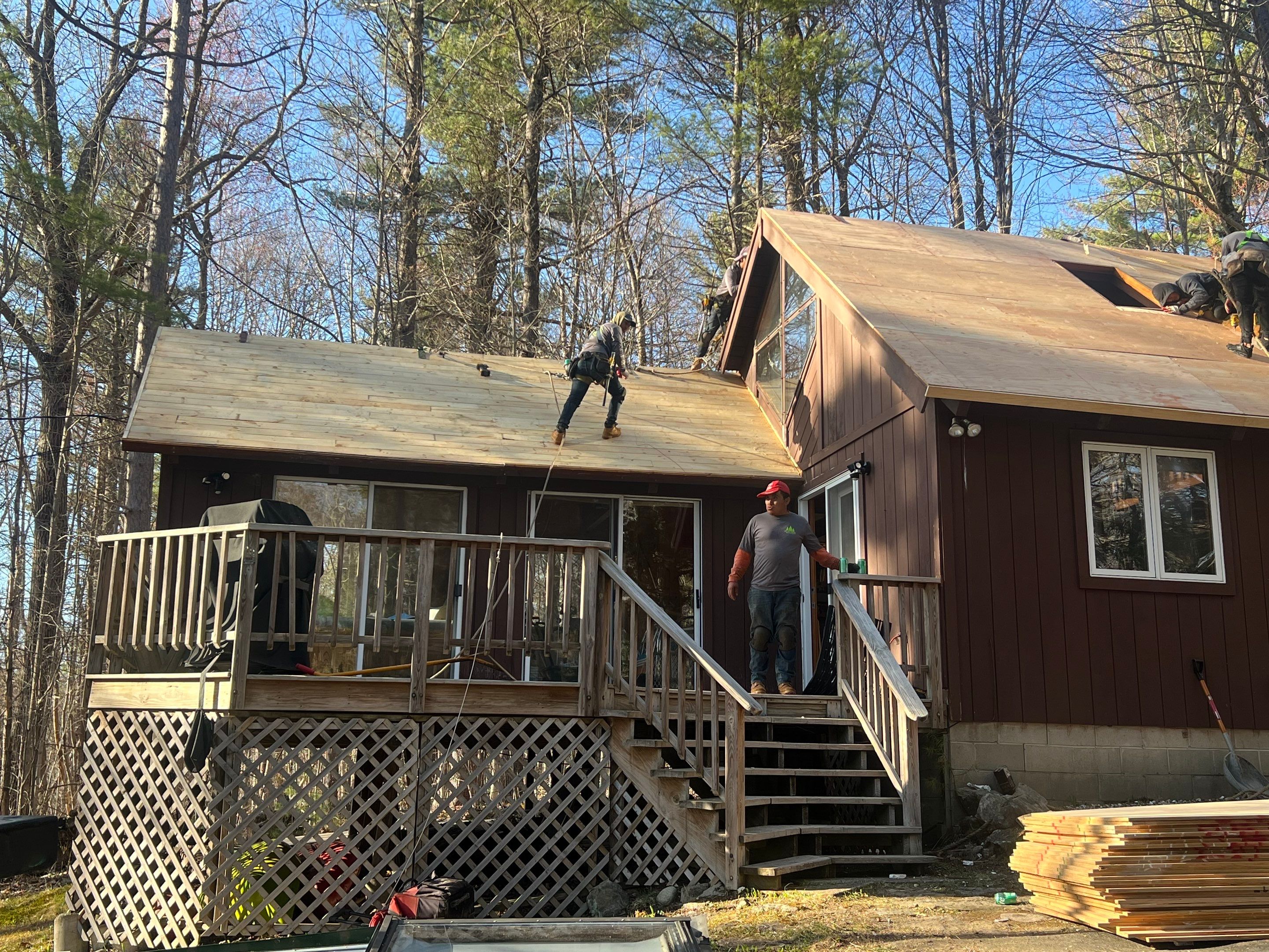 Metal Roof In Moultonborough, NH by Tall pine roofing