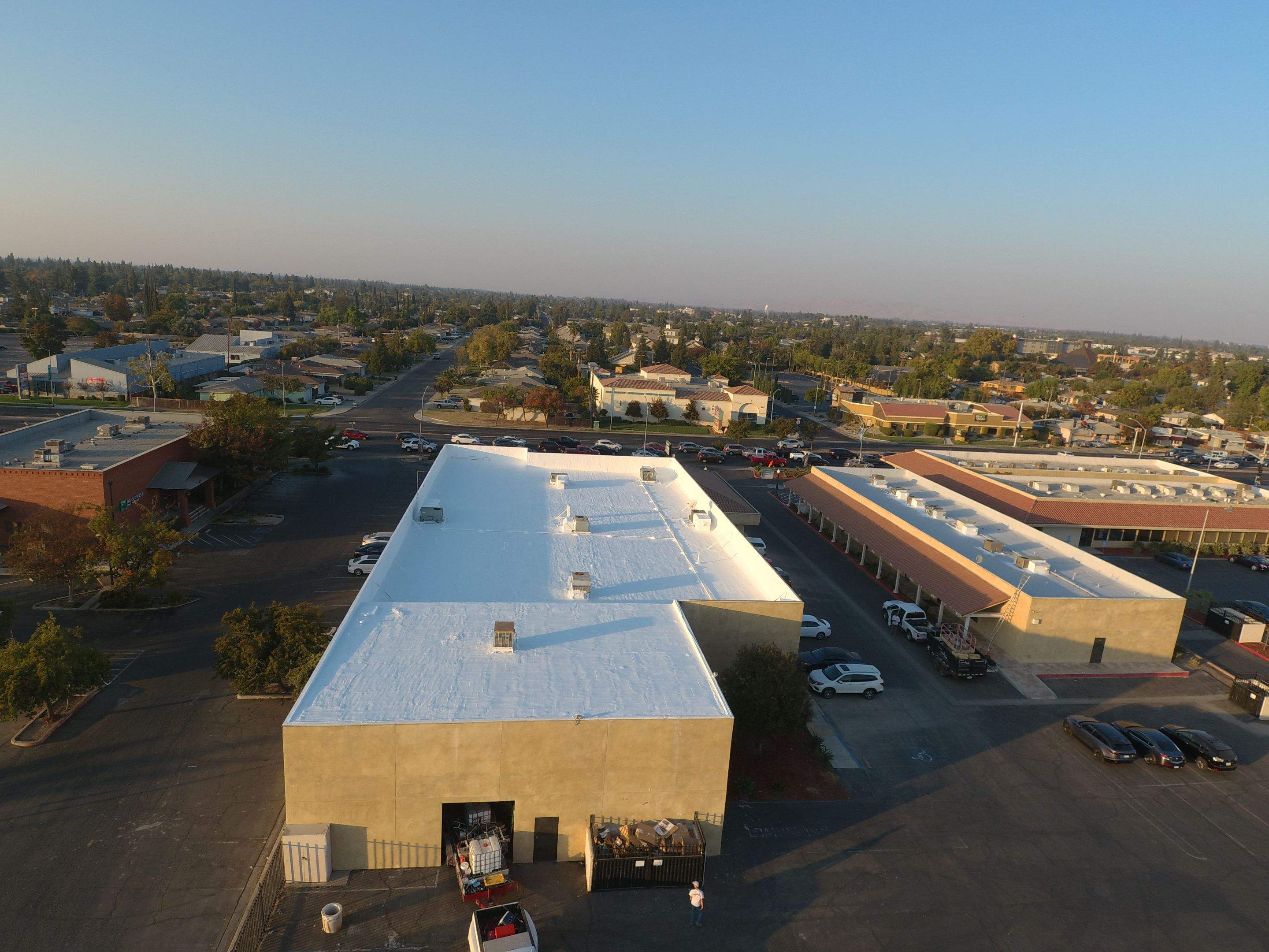 Reburbish existing spray foam job by Straight Edge Roofing Inc