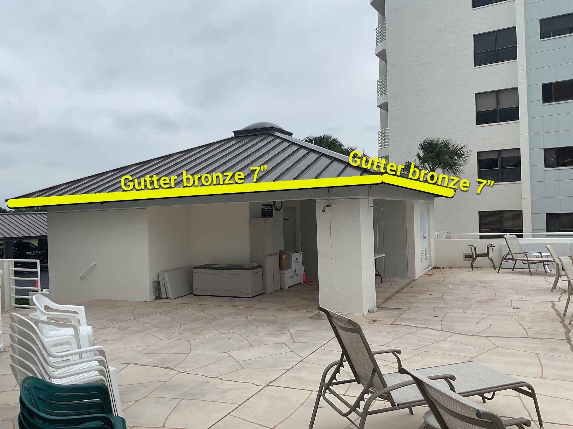 7-Inch Bronze Seamless Gutters Installation in Punta Gorda FL by Gutter Professors