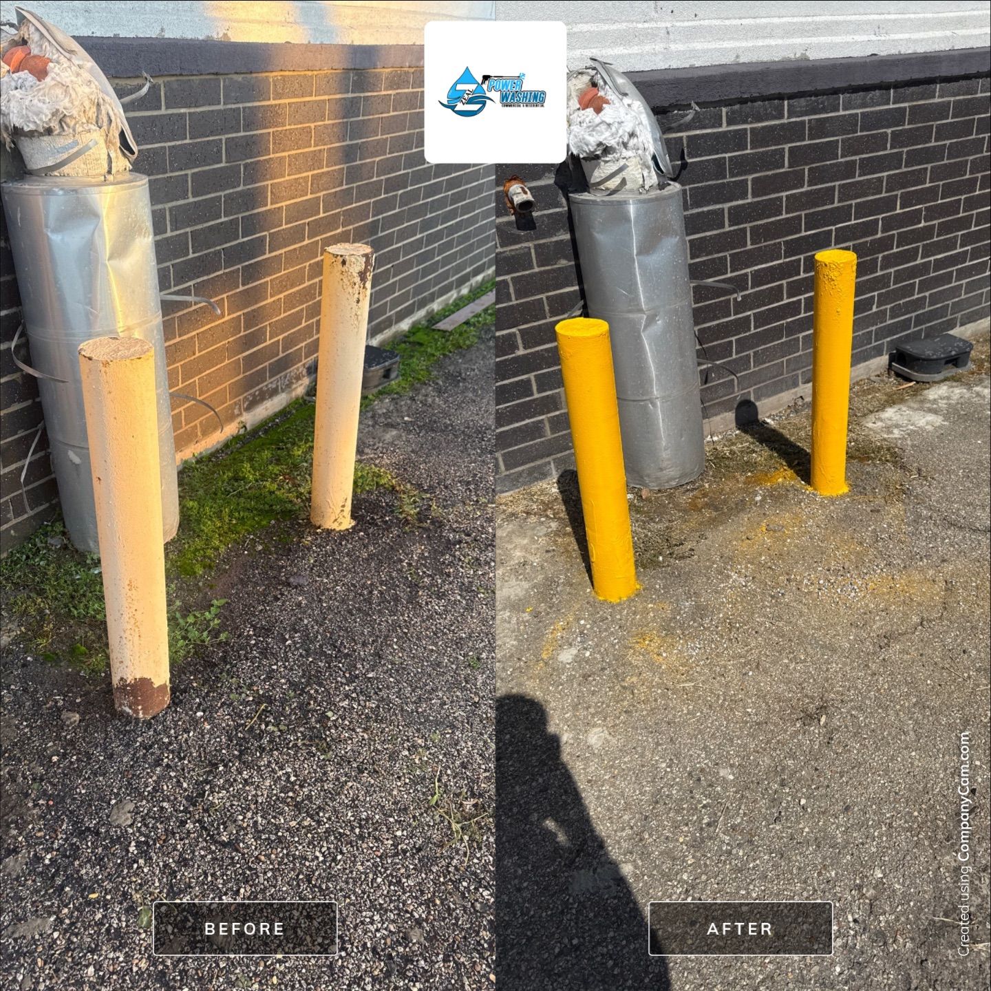 Culichi Town - Parking Lot Striping and Exterior Cleaning by Zeal Power Washing
