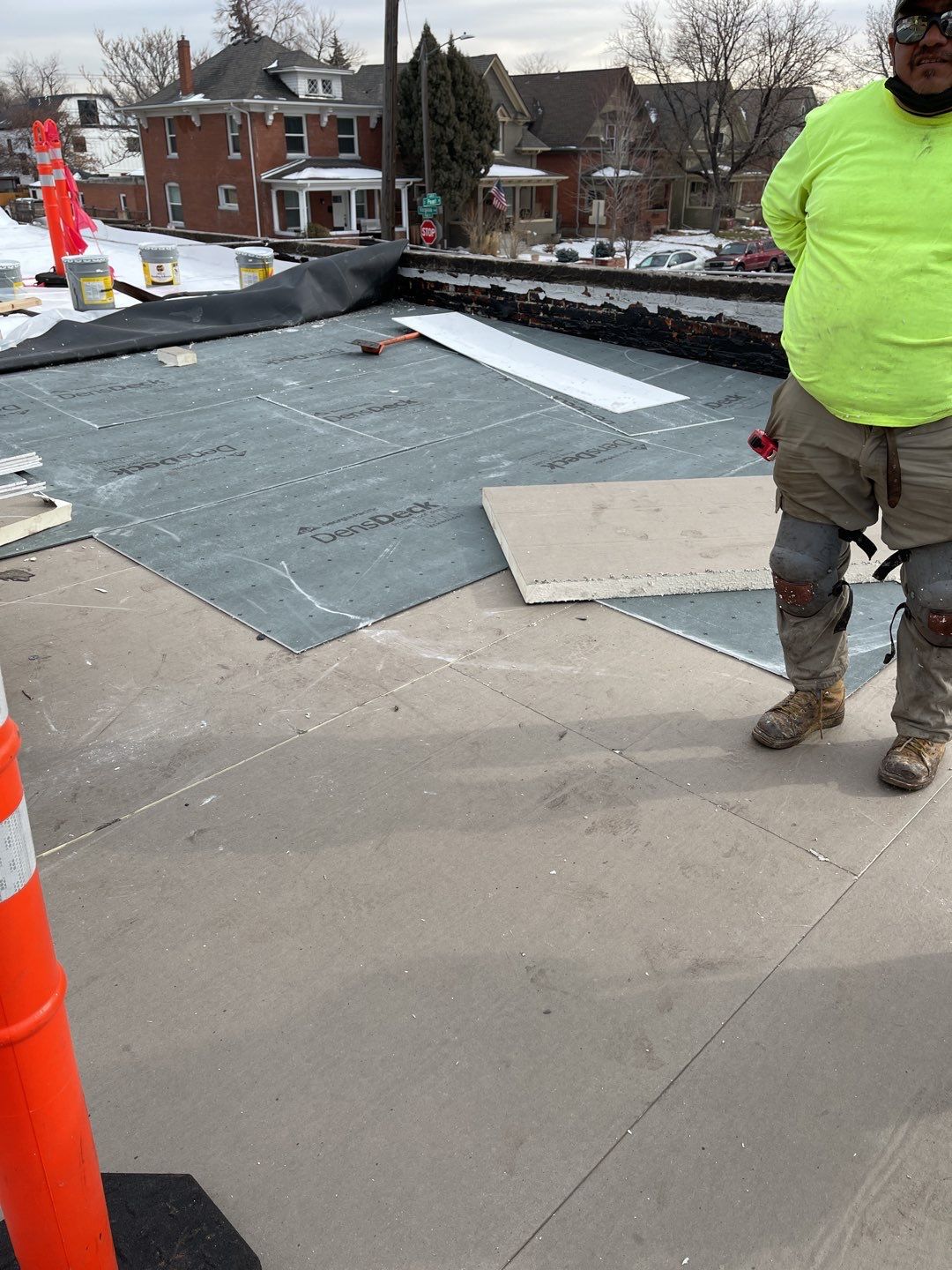  Commercial Roofing Installation using MuleHide .60 TPO - White-- Fully Adhered by A to Z Roofing