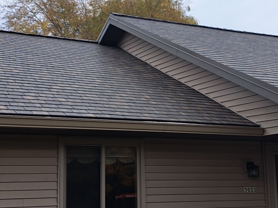 Residential Roof Installation with F-Wave Revia Shingles in Sheboygan, WI by Gellings Roofing and Siding LLC