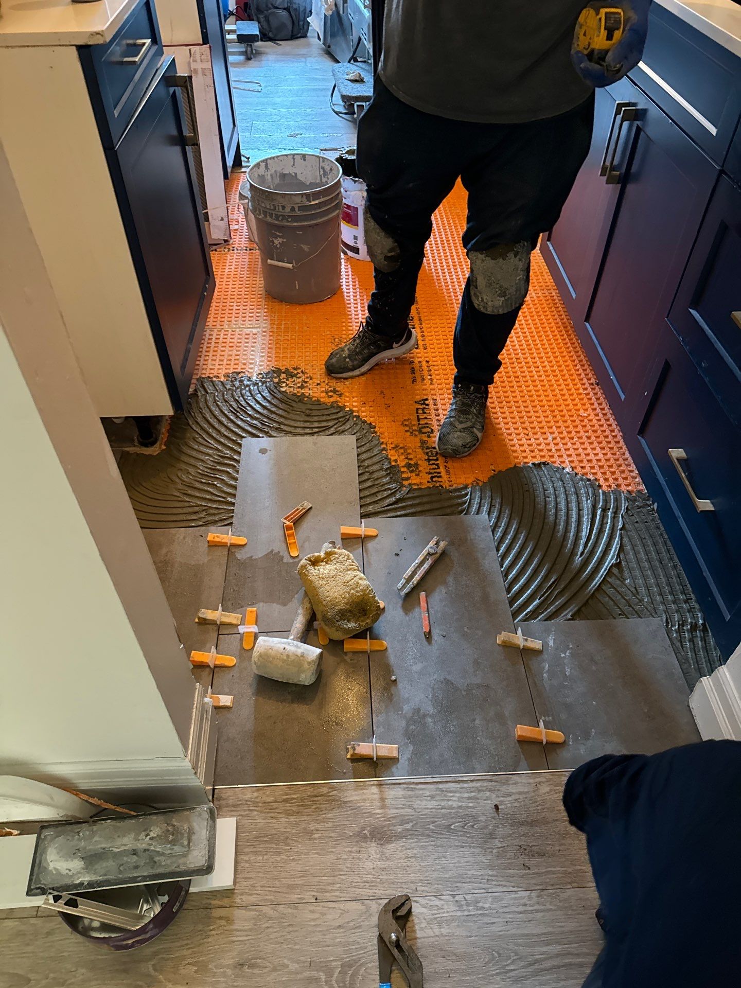Kitchen Flooring & Bathroom Upgrade by YVR Construction Group