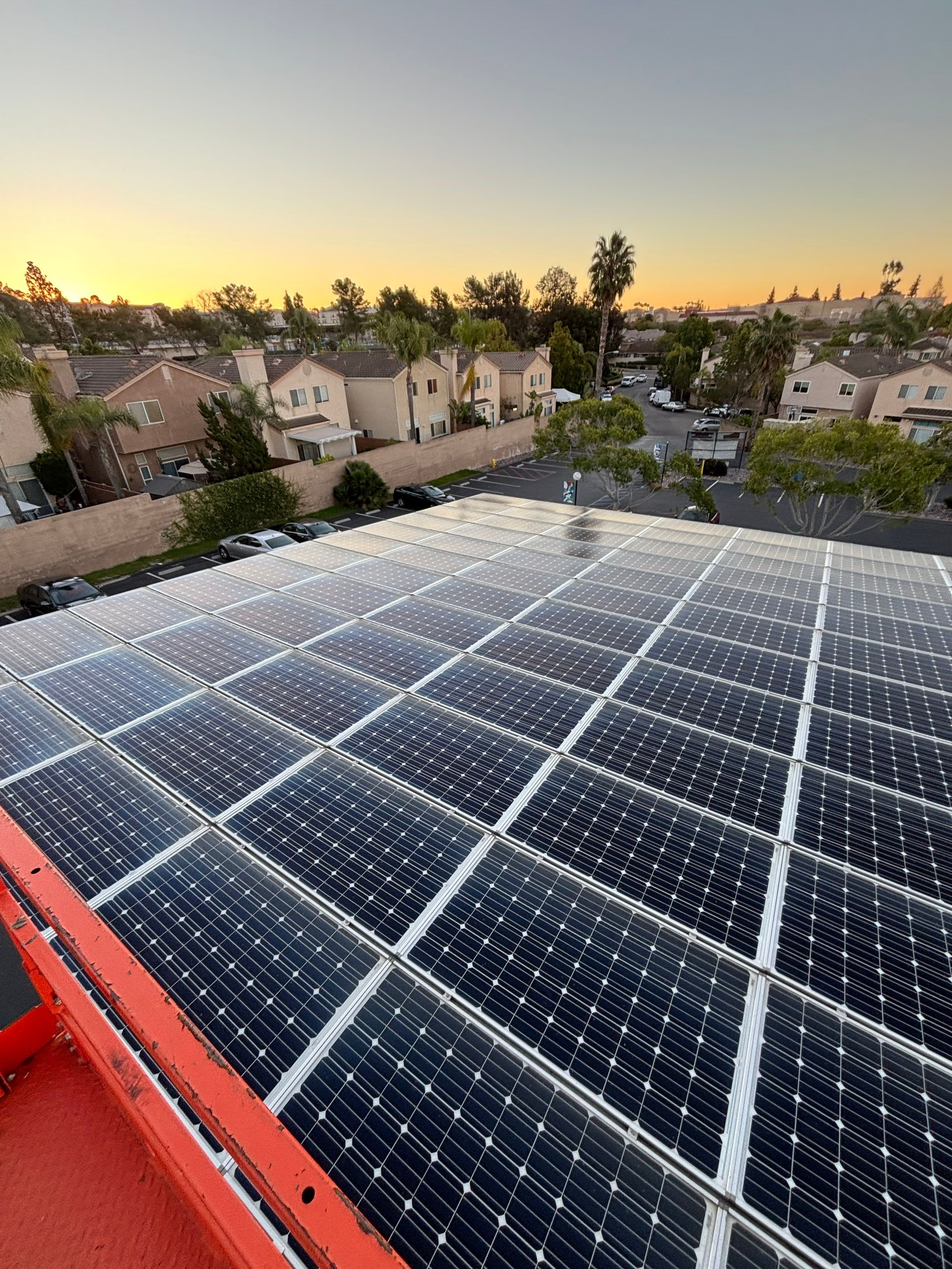 Commercial Solar Panel Cleaning by Palm Coast Solar Cleaning