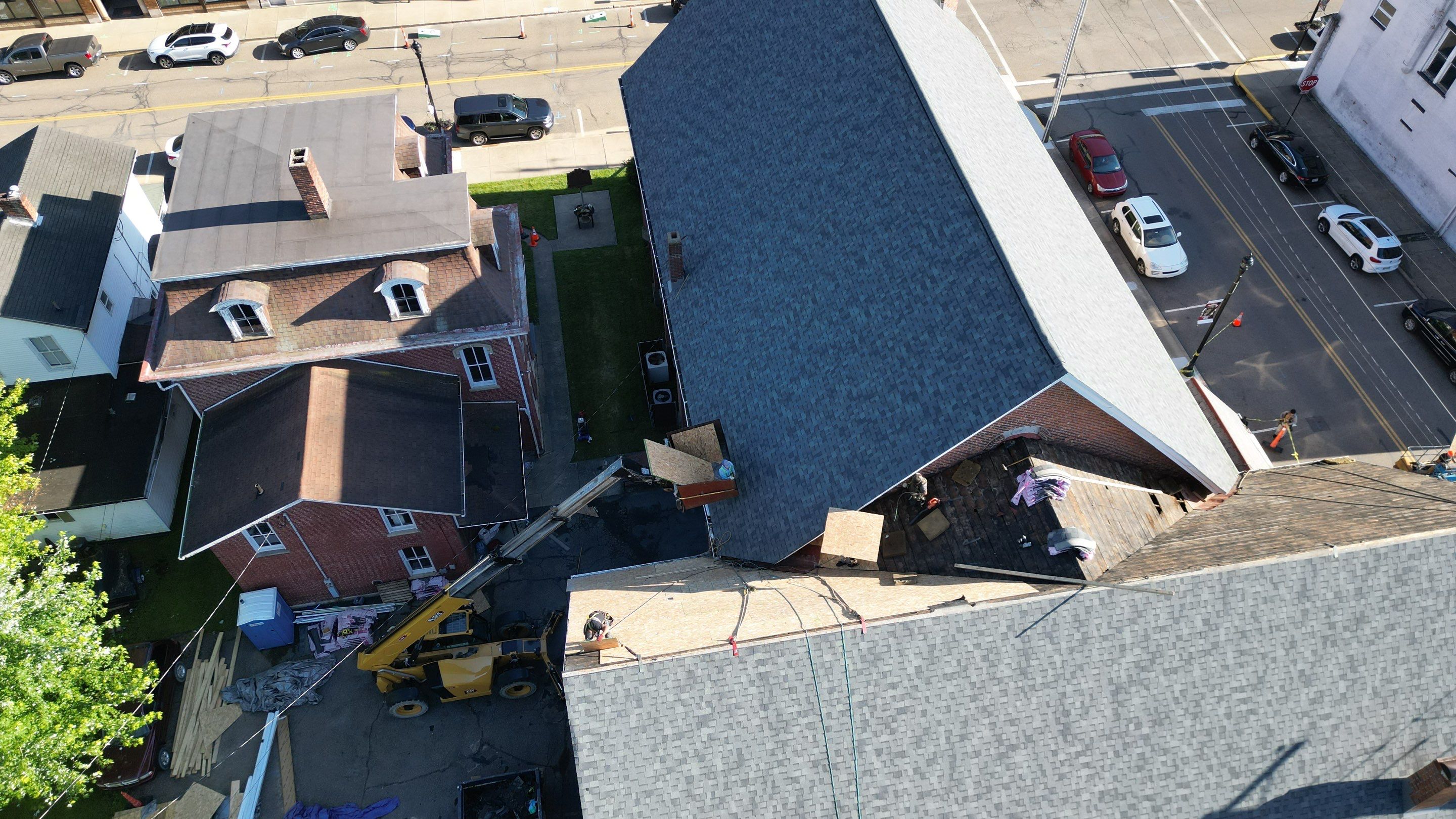 Commercial Roofing Installation using Duration Series Shingles - Estate Gray by RoofX 