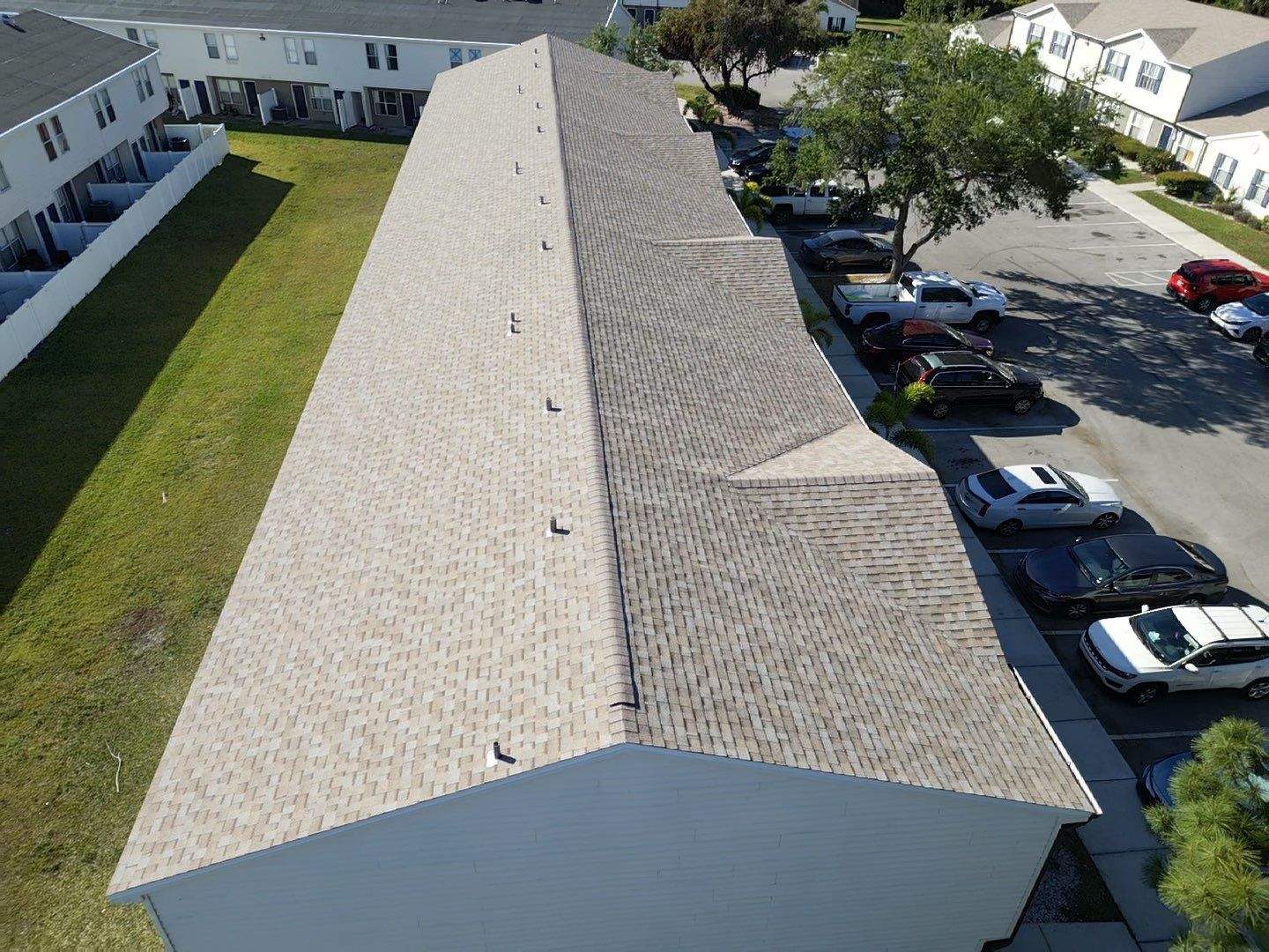 Apartment Complex Shingle Roof Replacement by Sailfish Roofing
