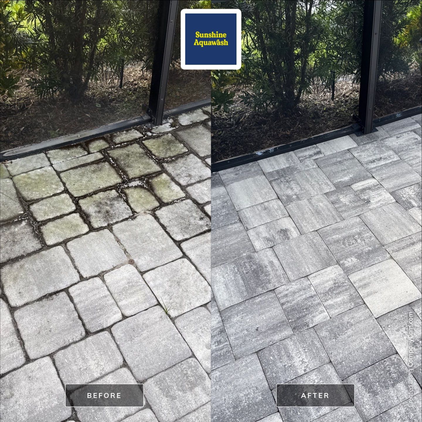 Paver Pool Deck & Screen Enclosure Cleaning – North River Ranch, Parrish, FL by Sunshine AquaWash
