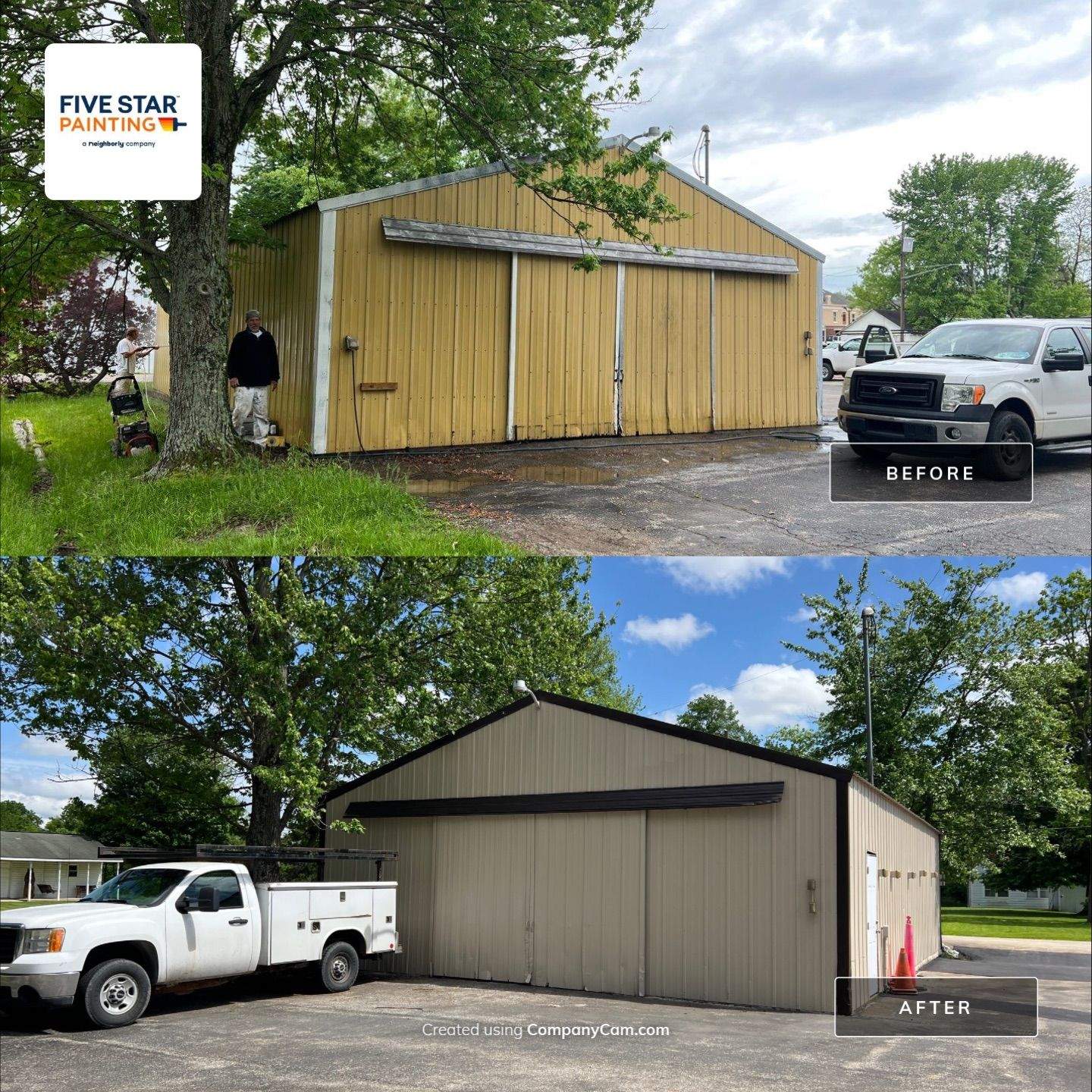 Big Projects in Batavia - Exterior by Five Star Painting of Batavia