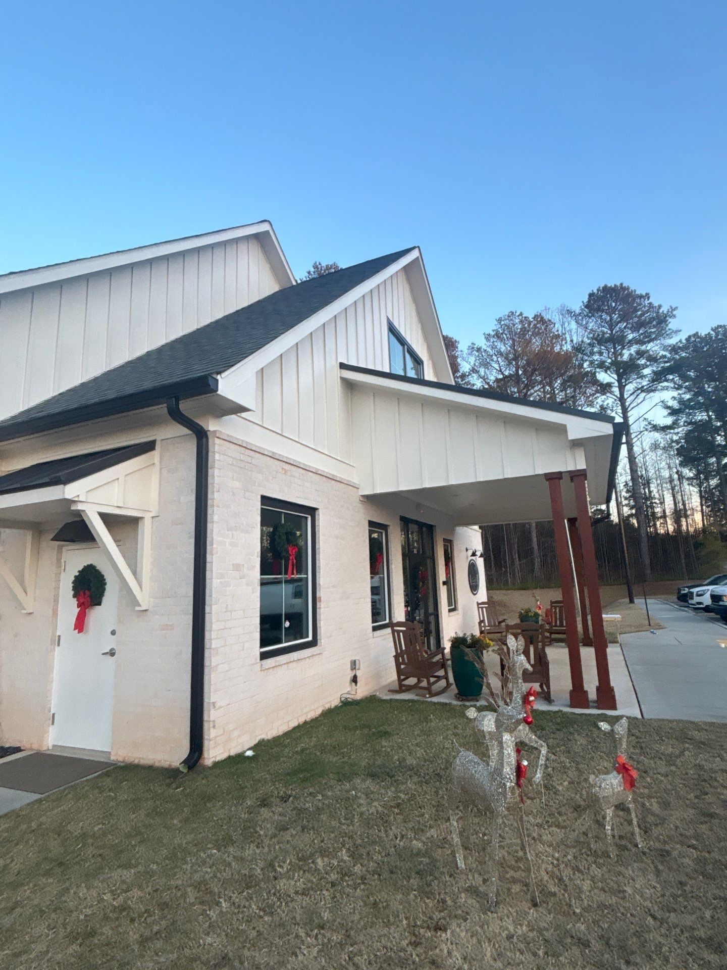 Exterior Remodel for West Forsyth Animal Hospital  by Five Star Painting
