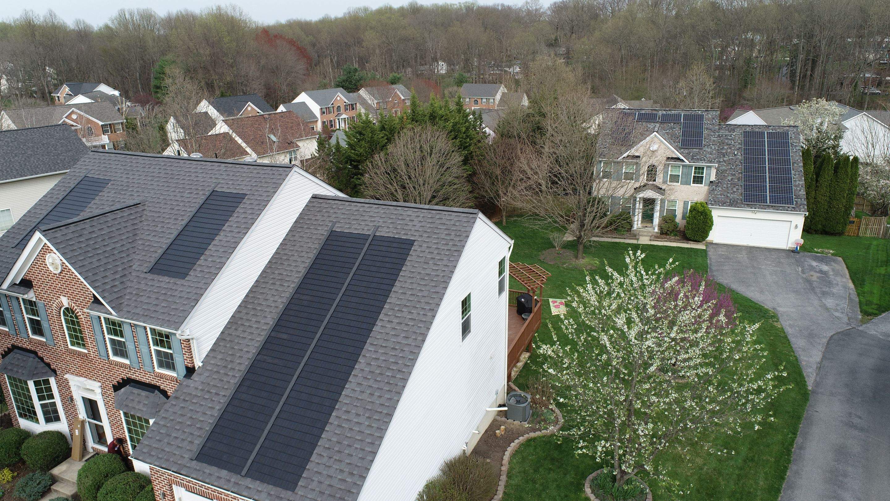 Solar Roof Replacement using GAF Timberline Solar Shingles by American Home Contractors