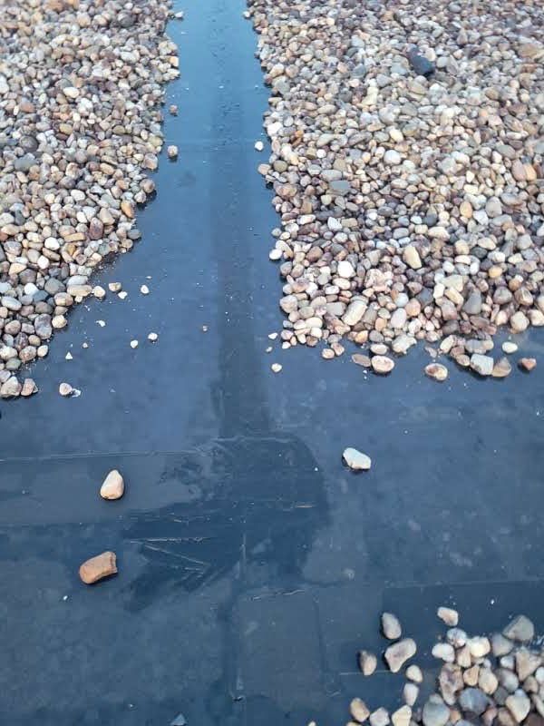 Commercial Roofing Repair using Custom Patch & Hand Weld by Carolina Trophy Roofs