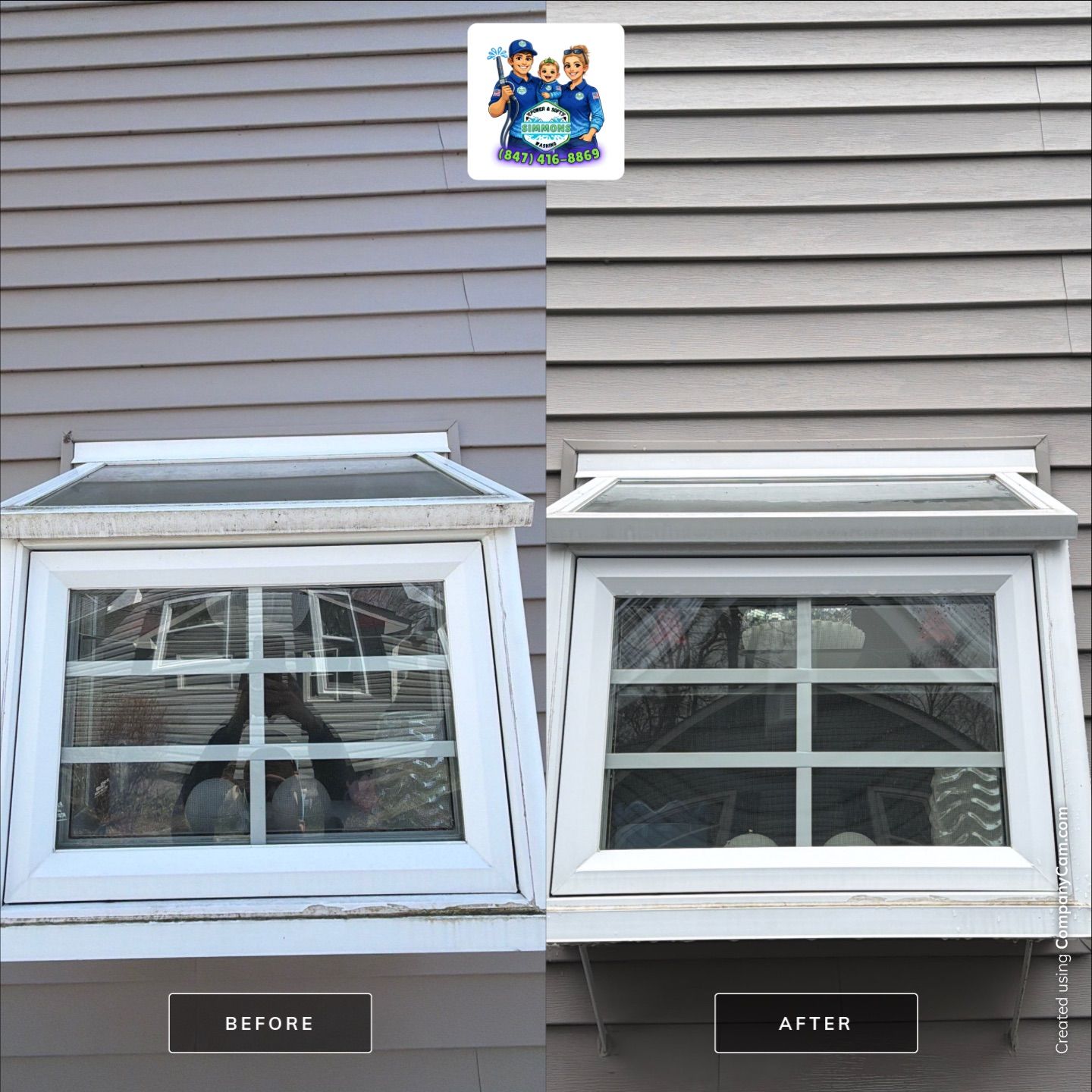 Project in Island Lake by Simmons Power & Soft Washing