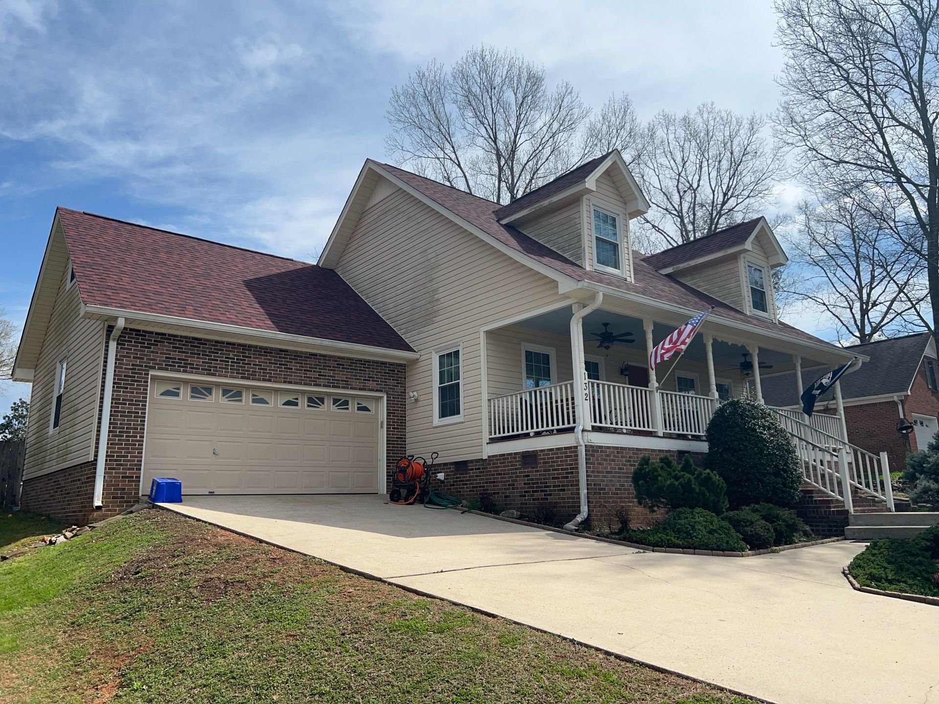 Siding Replacement using Mastic Carvedwood Vinyl Plank by Freedom Exteriors