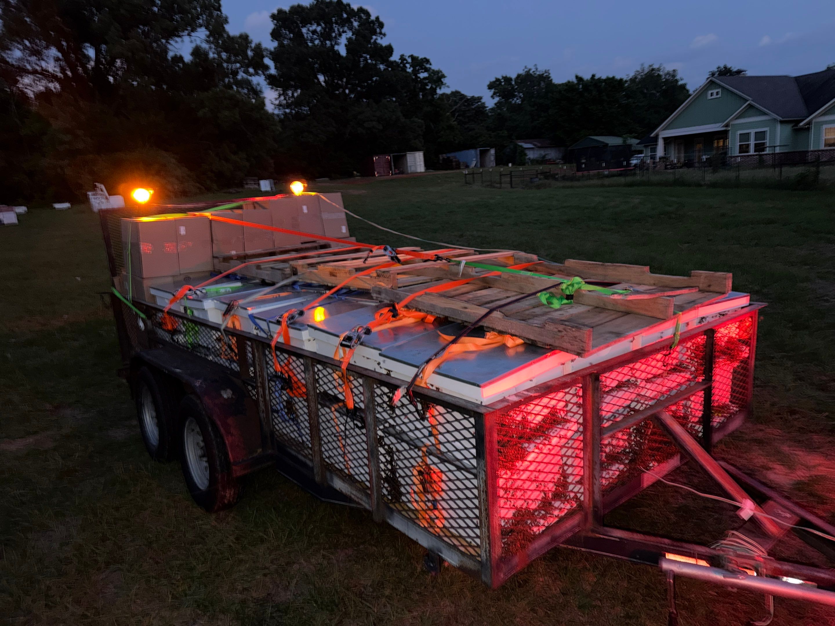 45 colonies in three apiaries by Rockwall Honey Bee Company