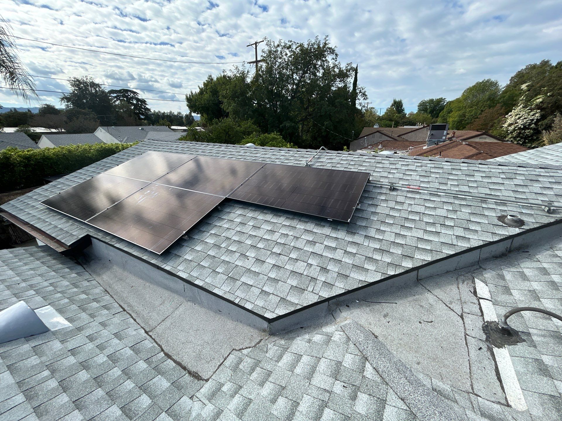 Residential Solar Panel Installation and Electrical Service Upgrade in Los Angeles by AWS Solar