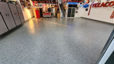 Garage Transformation using Domino with Blue