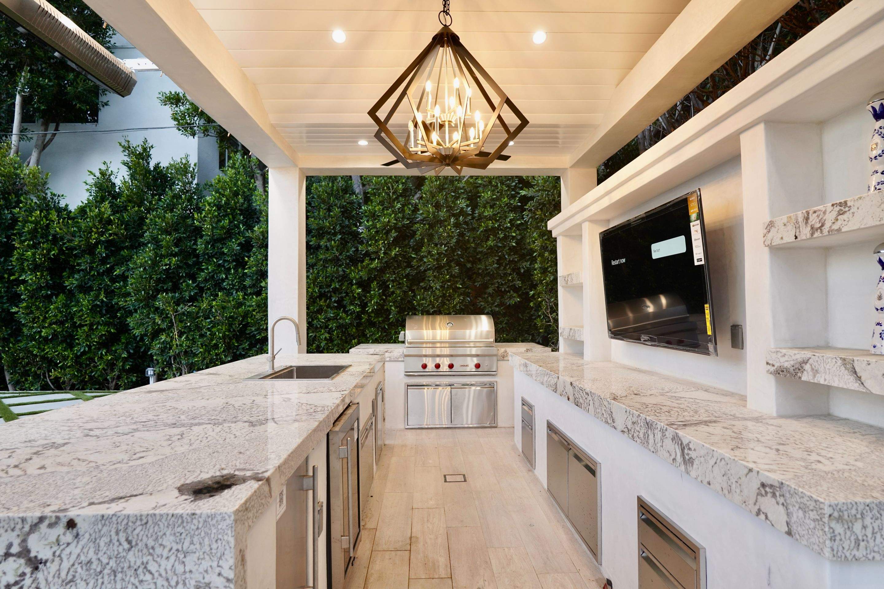 Complete Pool & Backyard Transformation, Pergola, Firepit, Deckwork by Lax Home Inc 