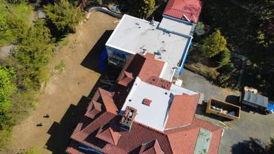Gray EPDM Flat Roof in Sewickley, PA