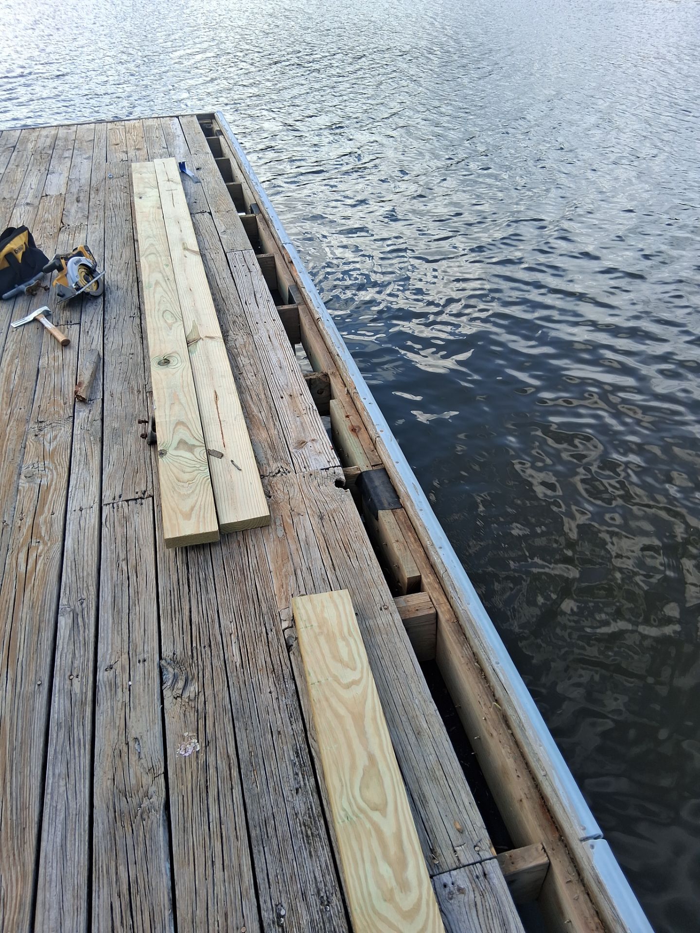 Boat Deck Repair in Oak Island, NC by RGR Construction and Roofing, LLC
