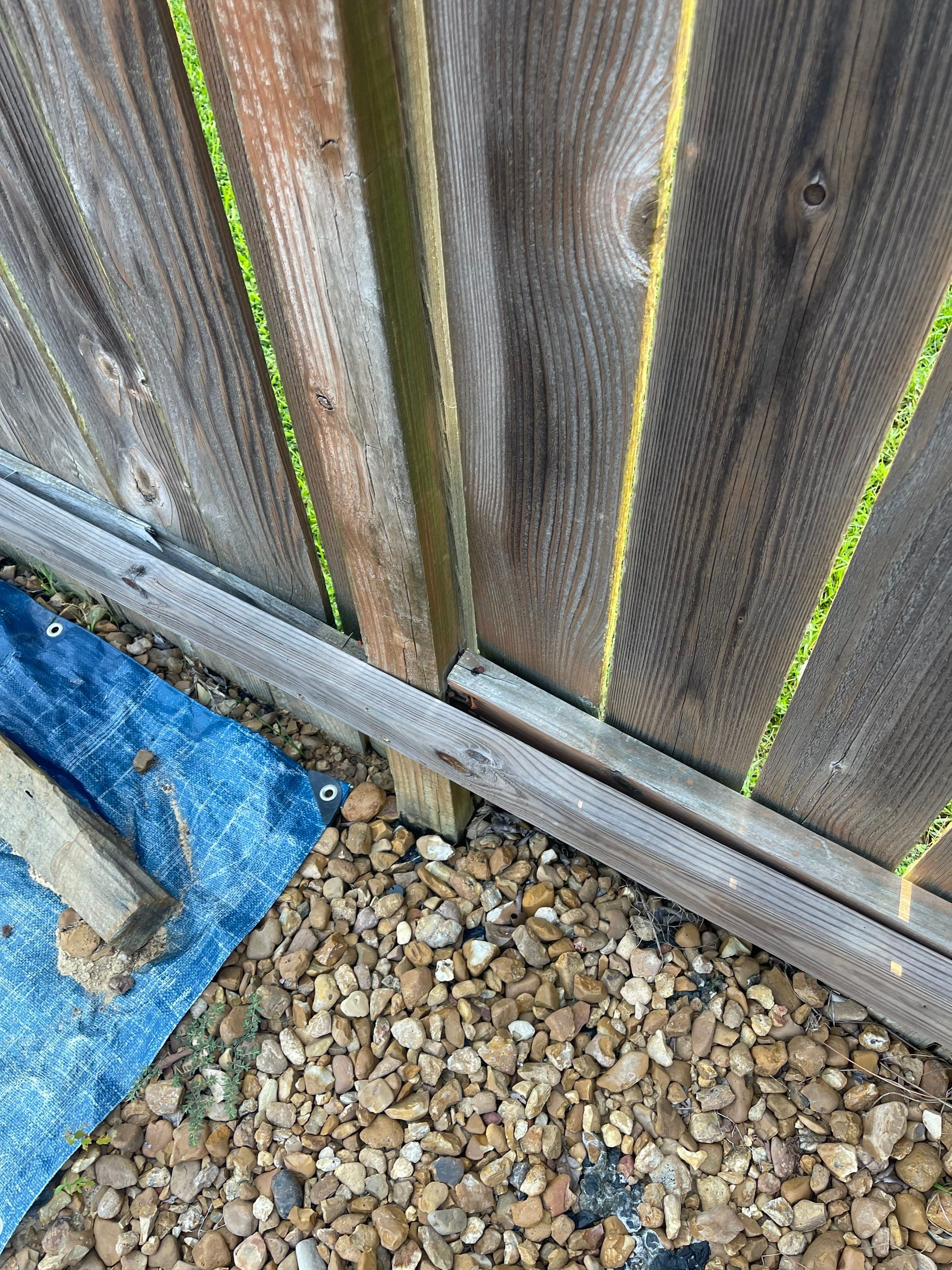 6ft Treated Pine Good Neighbor Fence 6x6 French Gothic Posts by Roberson Construction LLC