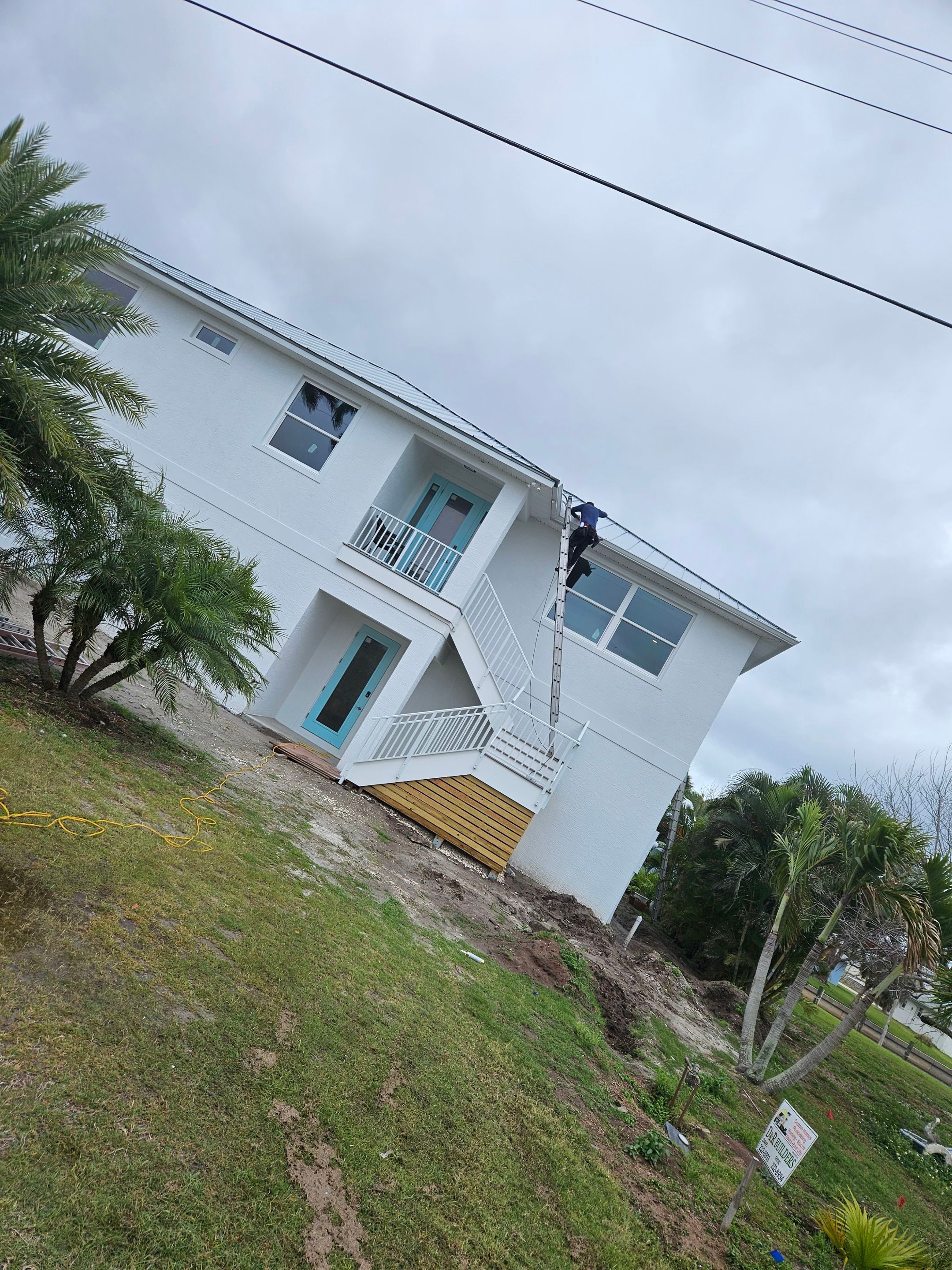 6-inch K-style Seamless Gutters and 3x4 Downspout Elbow Installation in Englewood, FL  by Gutter Professors