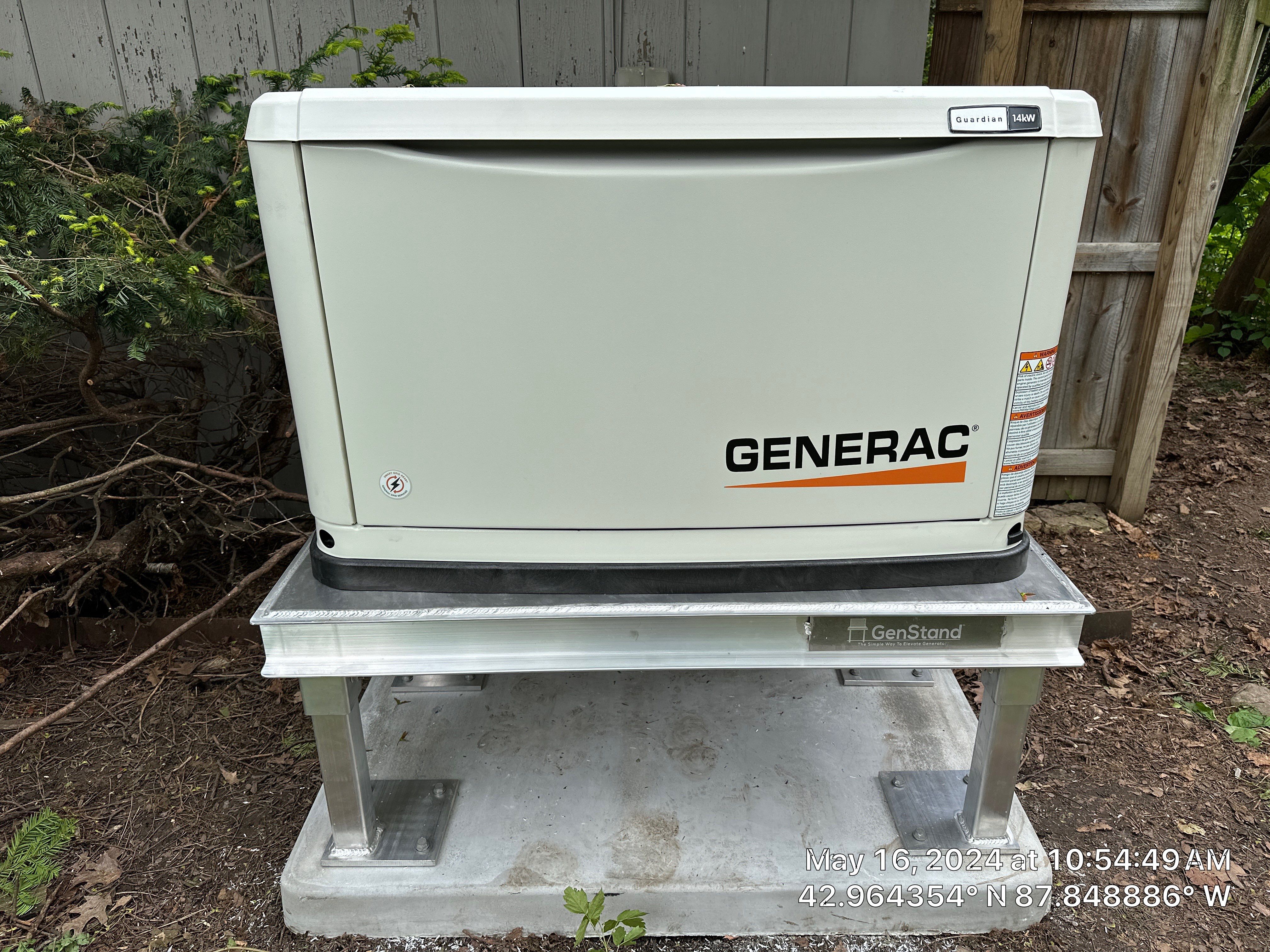 14kW Generac Generator Installation by GSHA Services LTD